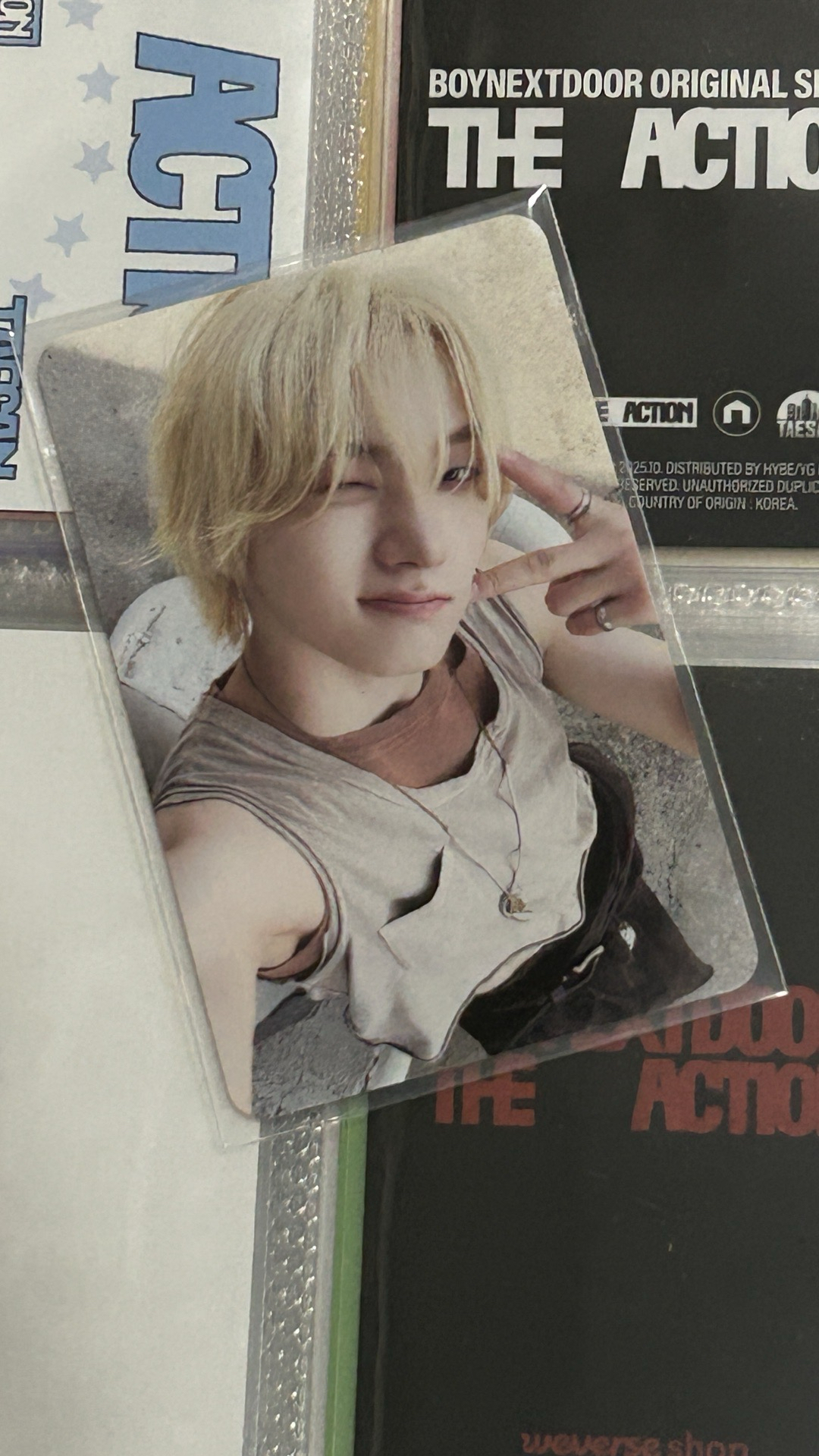 SUNGHO/THE ACTION PLAY.ver 專卡