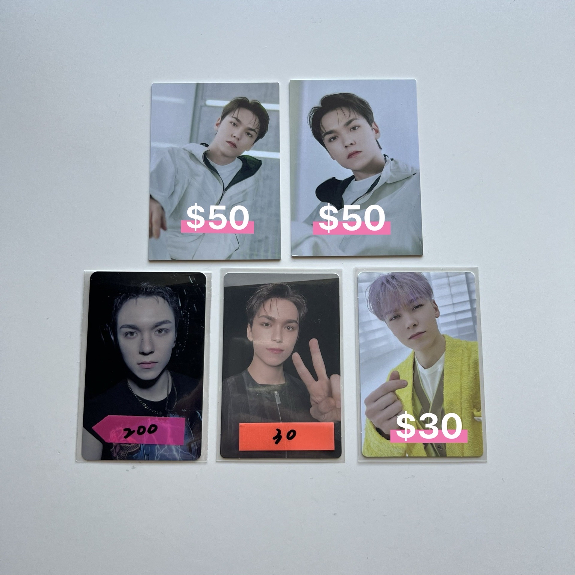 SEVENTEEN VERNON 崔瀚率 小卡