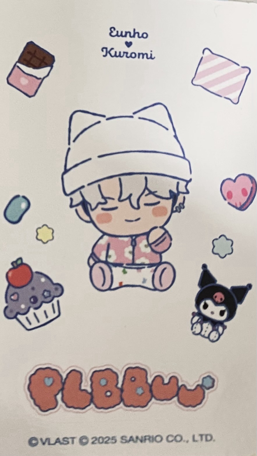 PLBBUU 專輯卡 銀虎貼紙