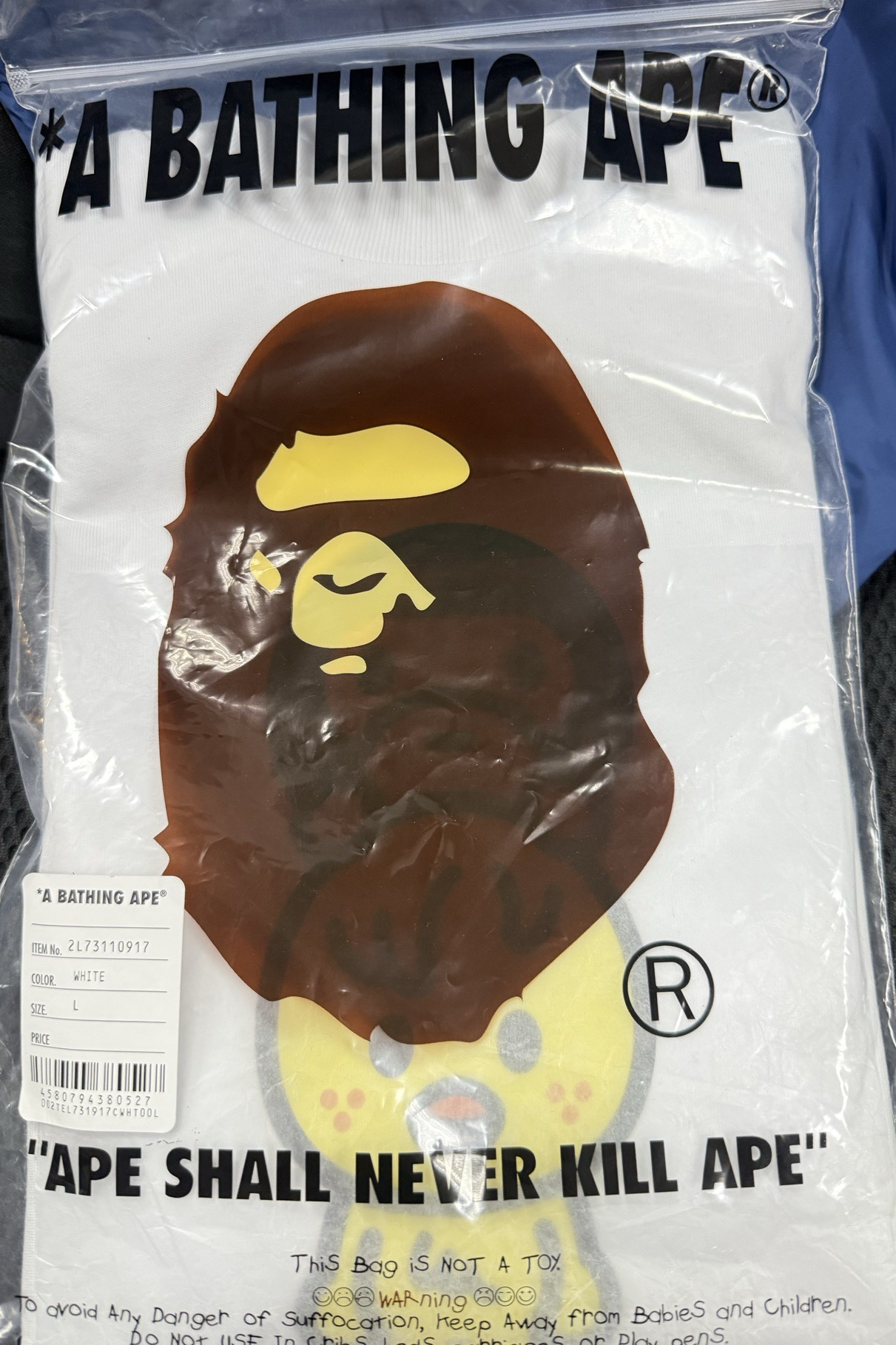 Bape聯名款 龍馥款L號