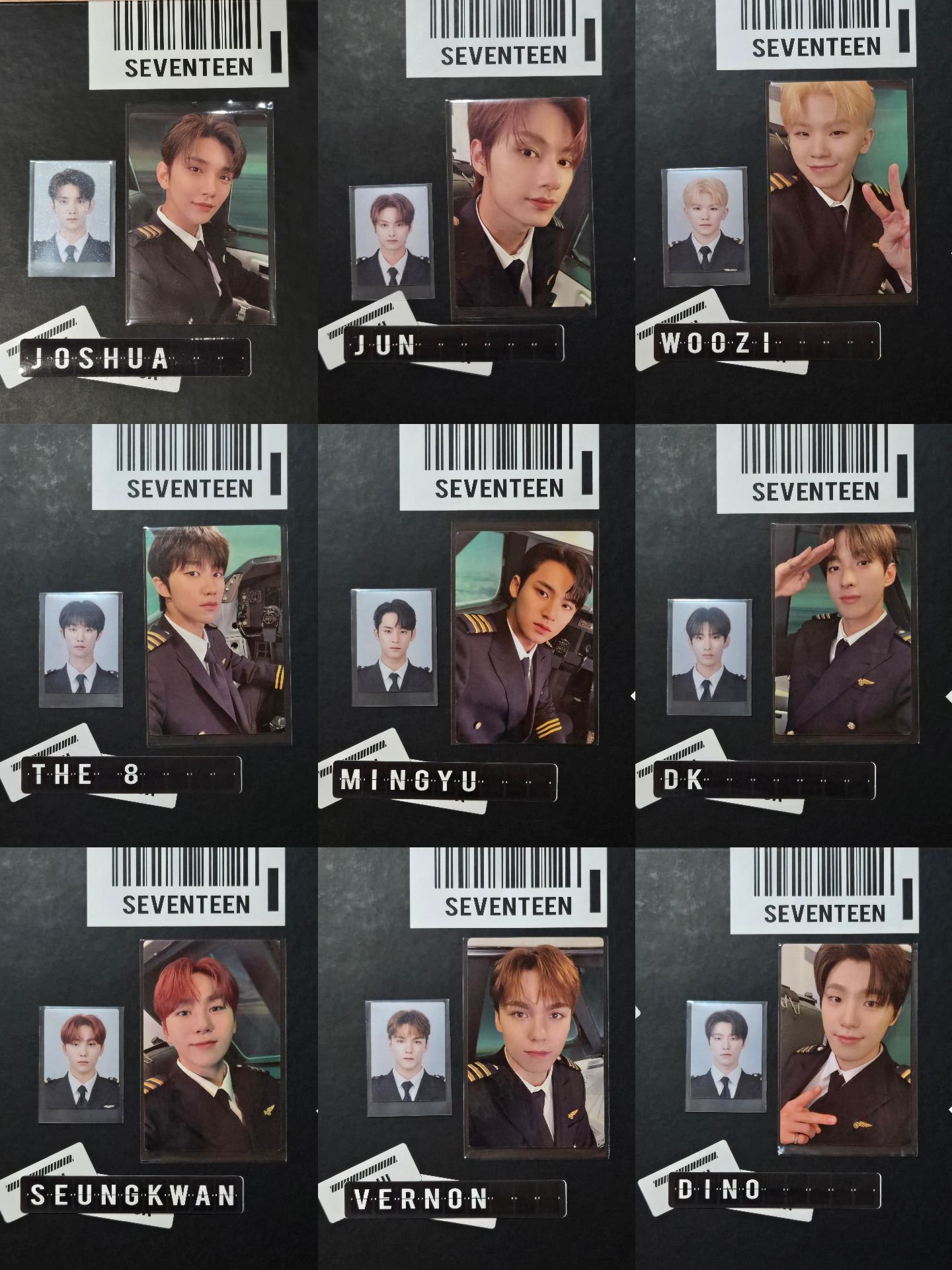 五期會員禮 機長系列 小卡 證件照