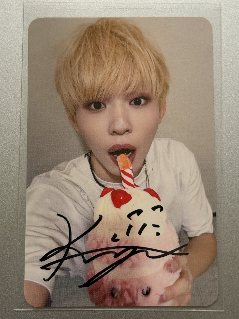 KickFlip Keiju MS台北簽售蛋糕親簽小卡