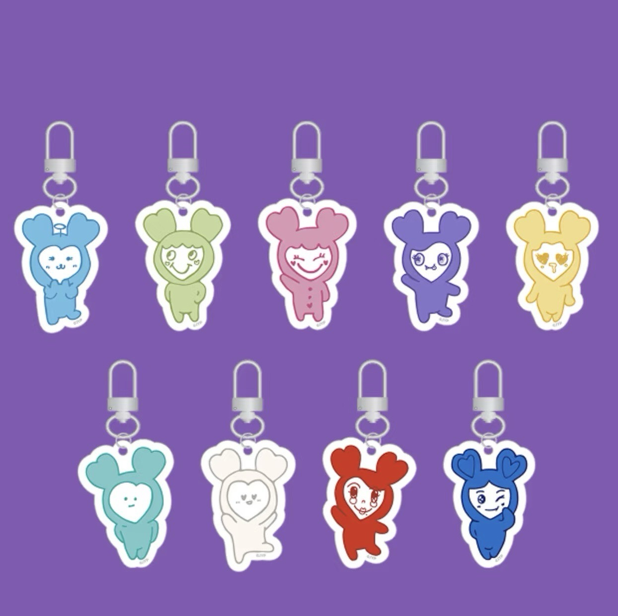 Twice 十週年 fm 隨機鑰匙扣