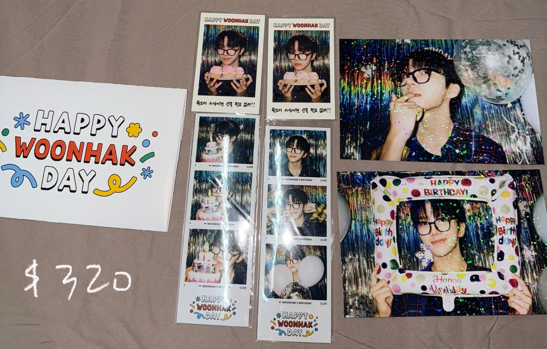 金雲鶴生日禮 照片明信片組