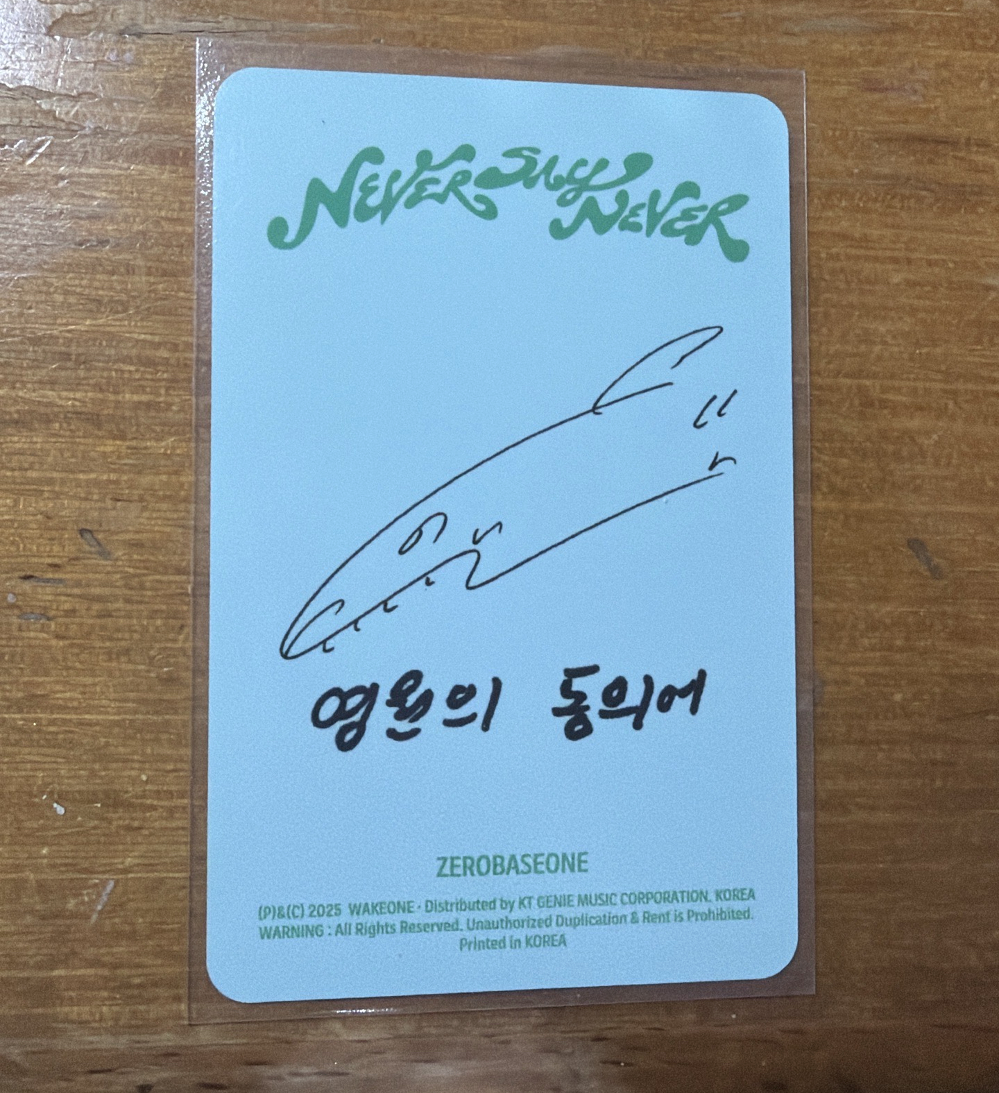 來 正規一 專輯卡 團封 狗狗 ver.