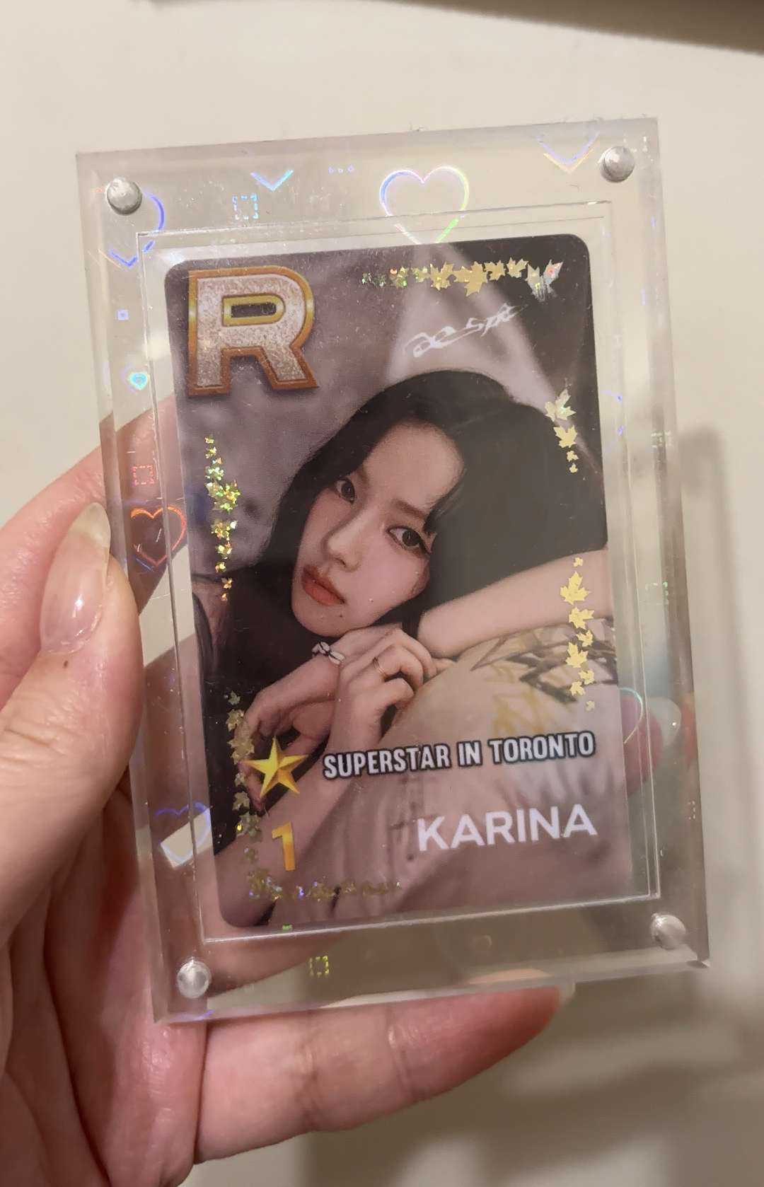 有損 aespa 多倫多遊戲卡柚 KARINA