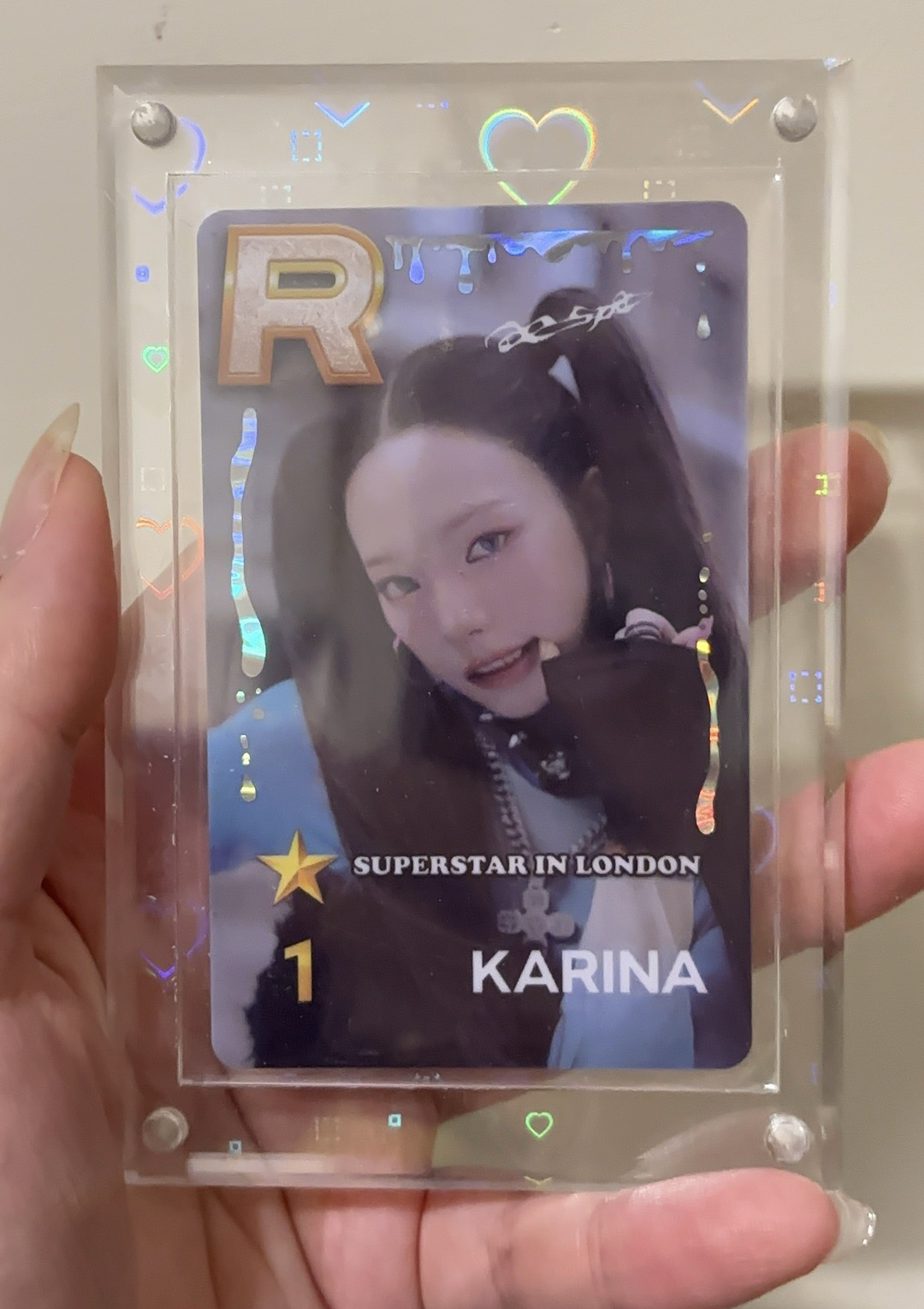 aespa 倫敦遊戲卡2.0柚/冬