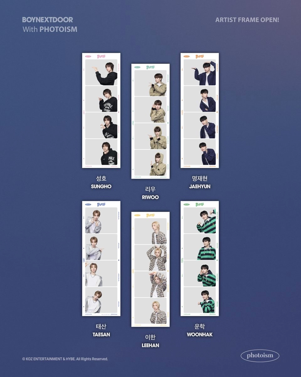 PHOTOISM with BOYNEXTDOOR