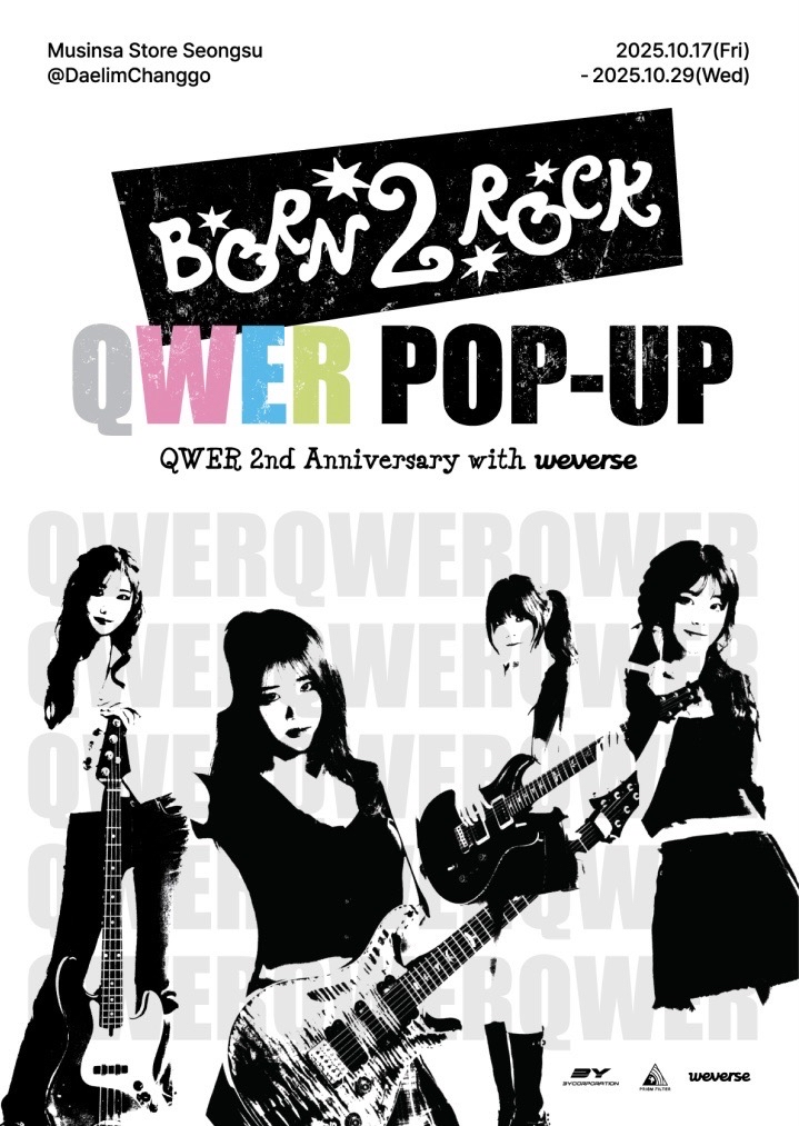 “Born 2 Rock” QWER 2nd Anniversary Pop-up