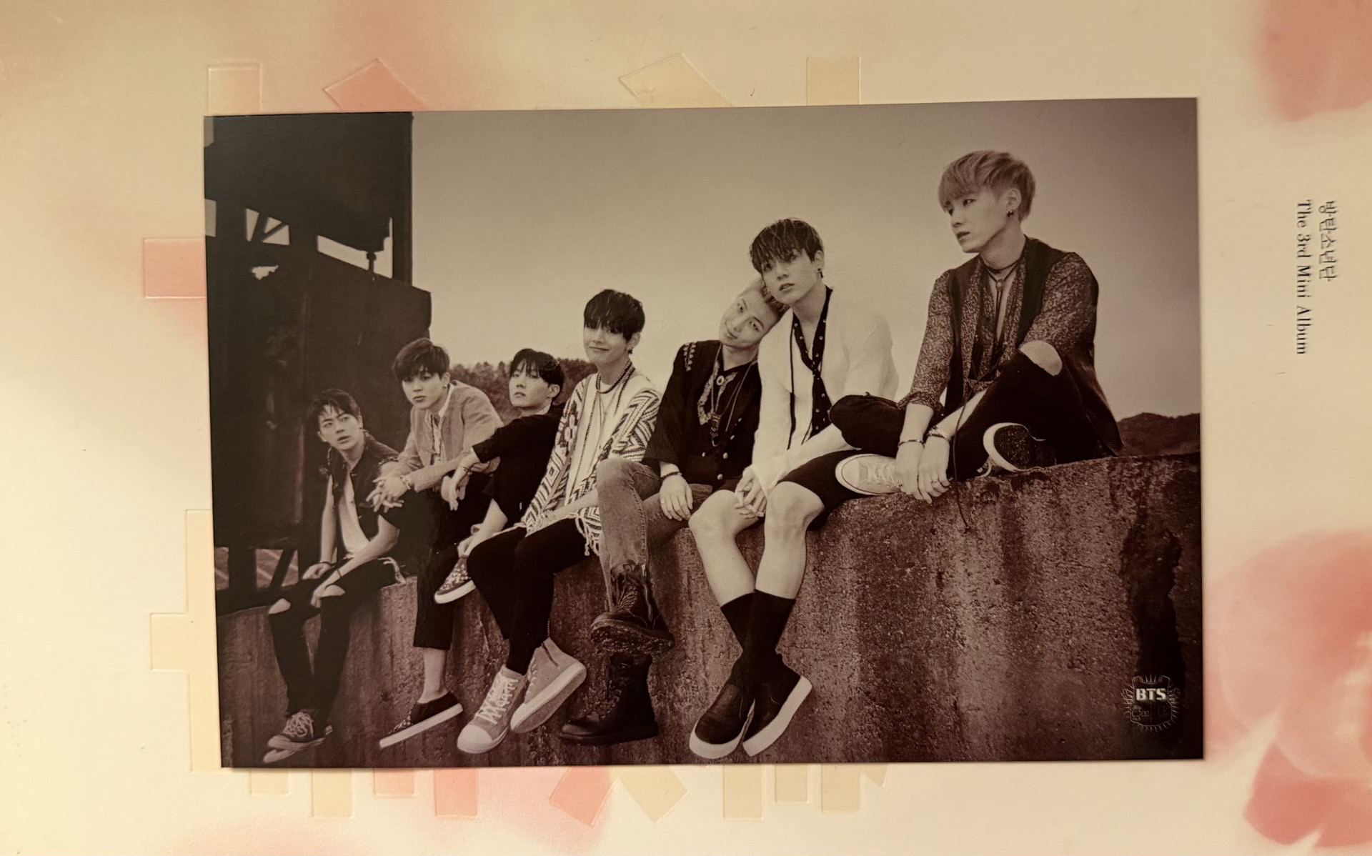 BTS防彈少年團 花樣年華PT.1 台壓版團體明信片