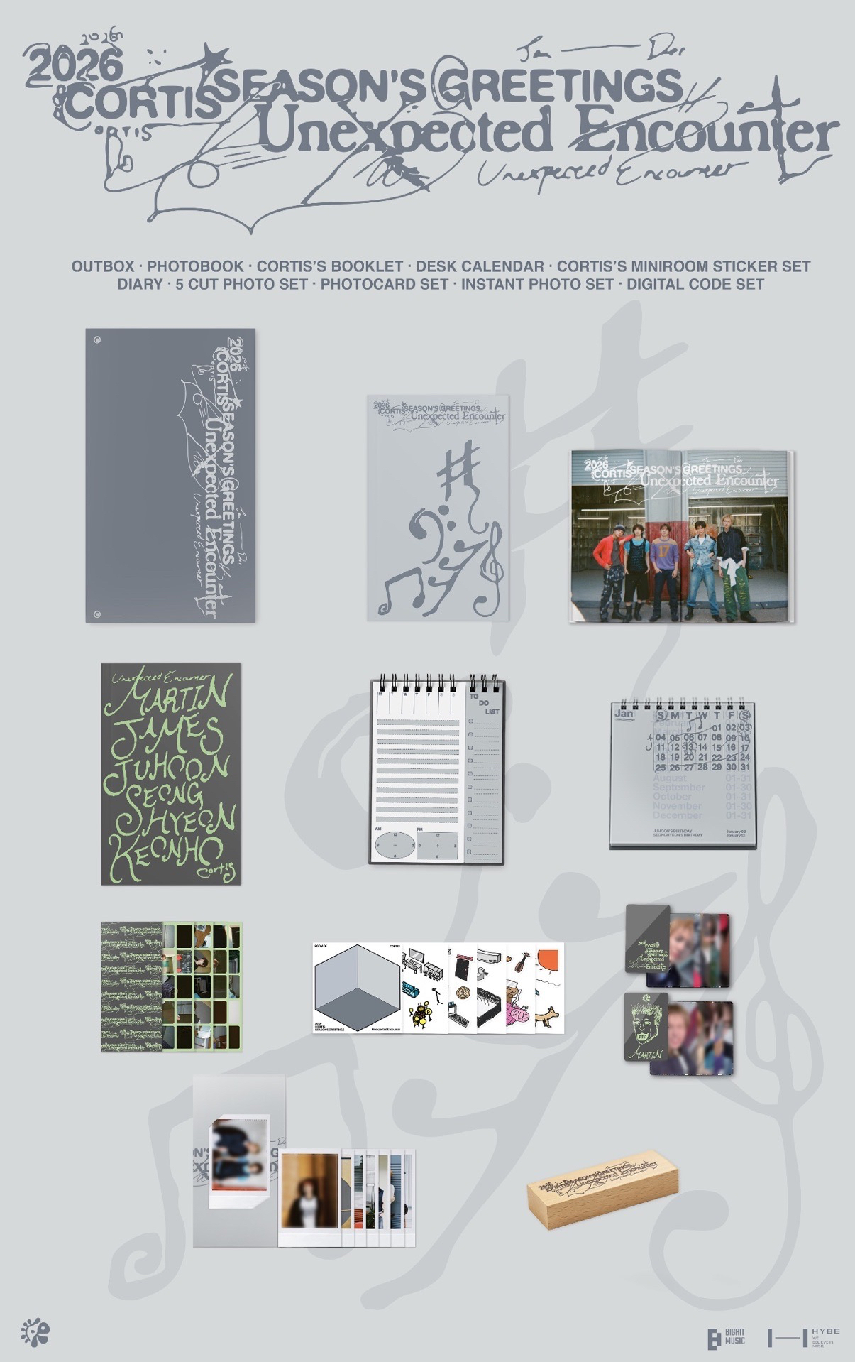 26年曆 拆售set現貨