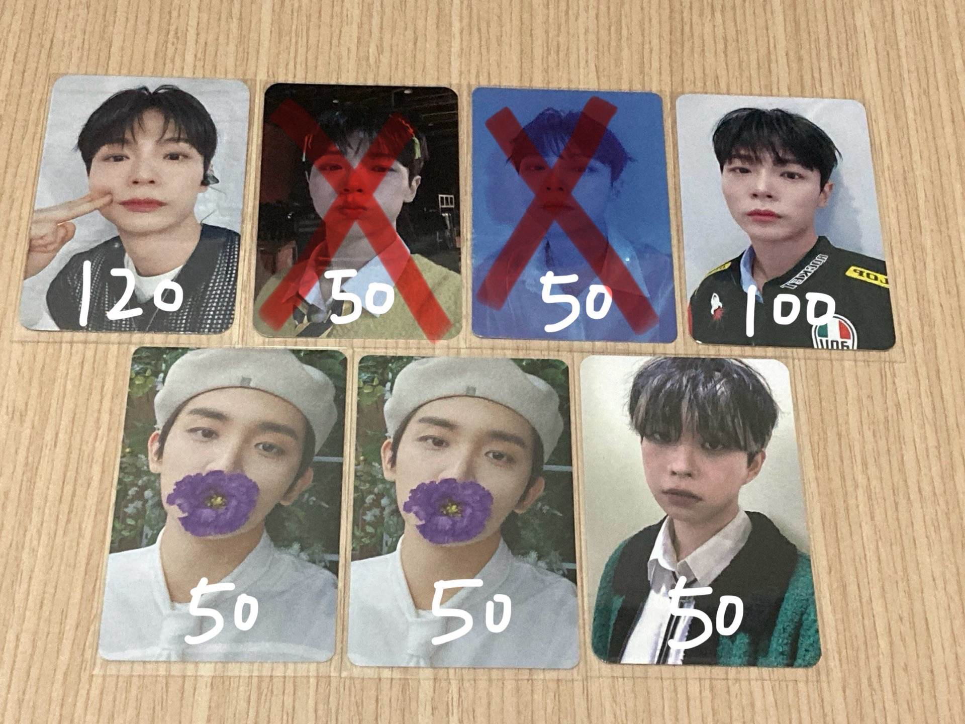 禮讚、庠燁、元祥 小卡