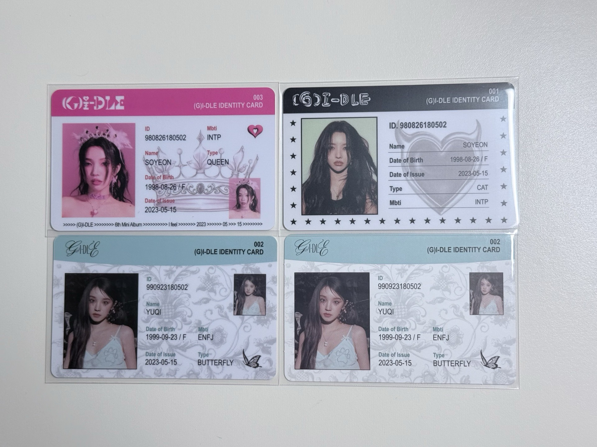 idle ID卡 小娟 雨琦