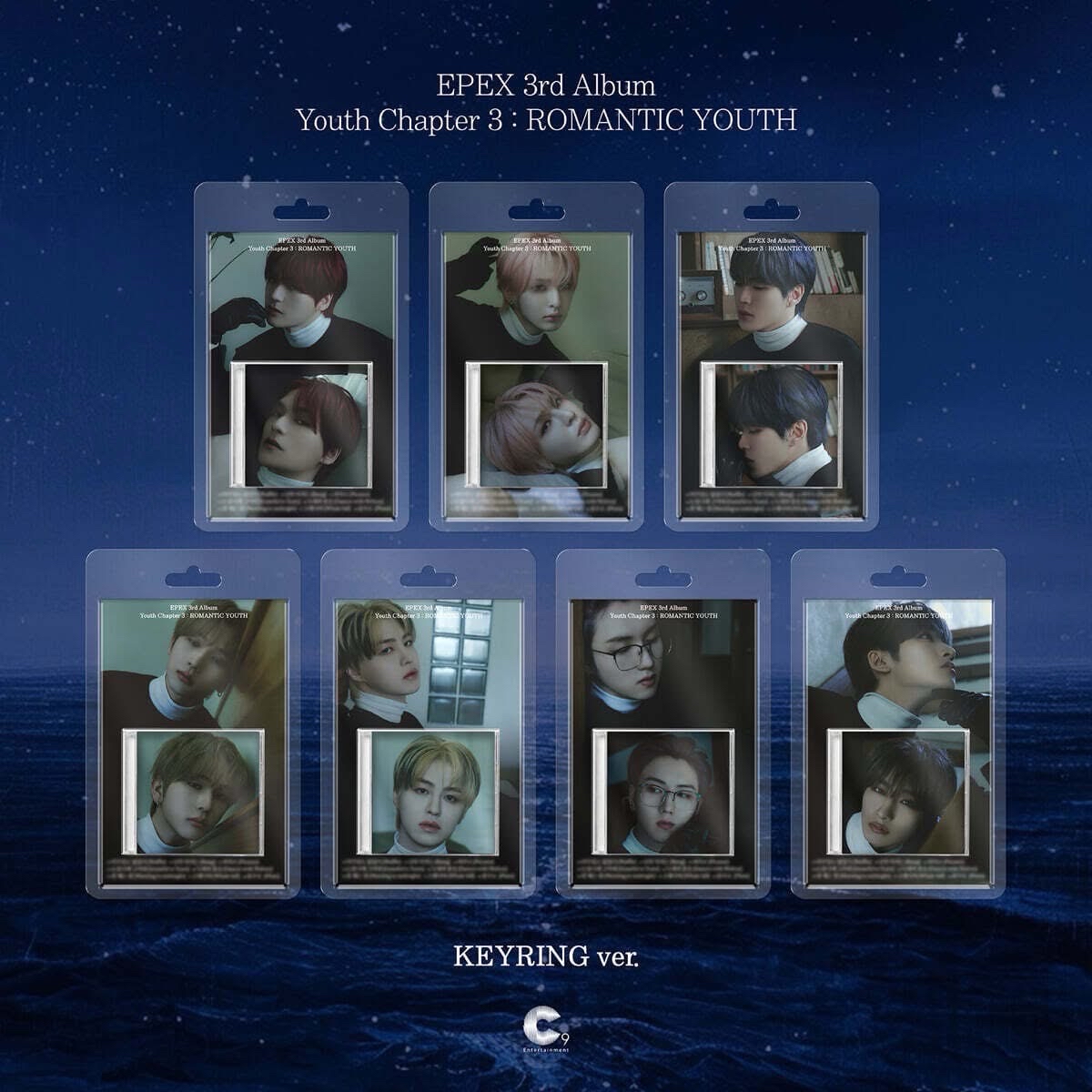 EPEX 正規三輯 韶華3章 : ROMANTIC YOUTH KEYRING專