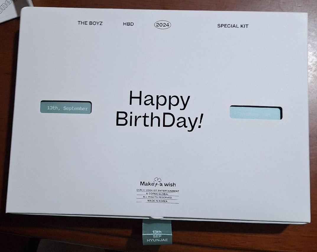 THBOYZ HBD 2024 SPECIAL KIT