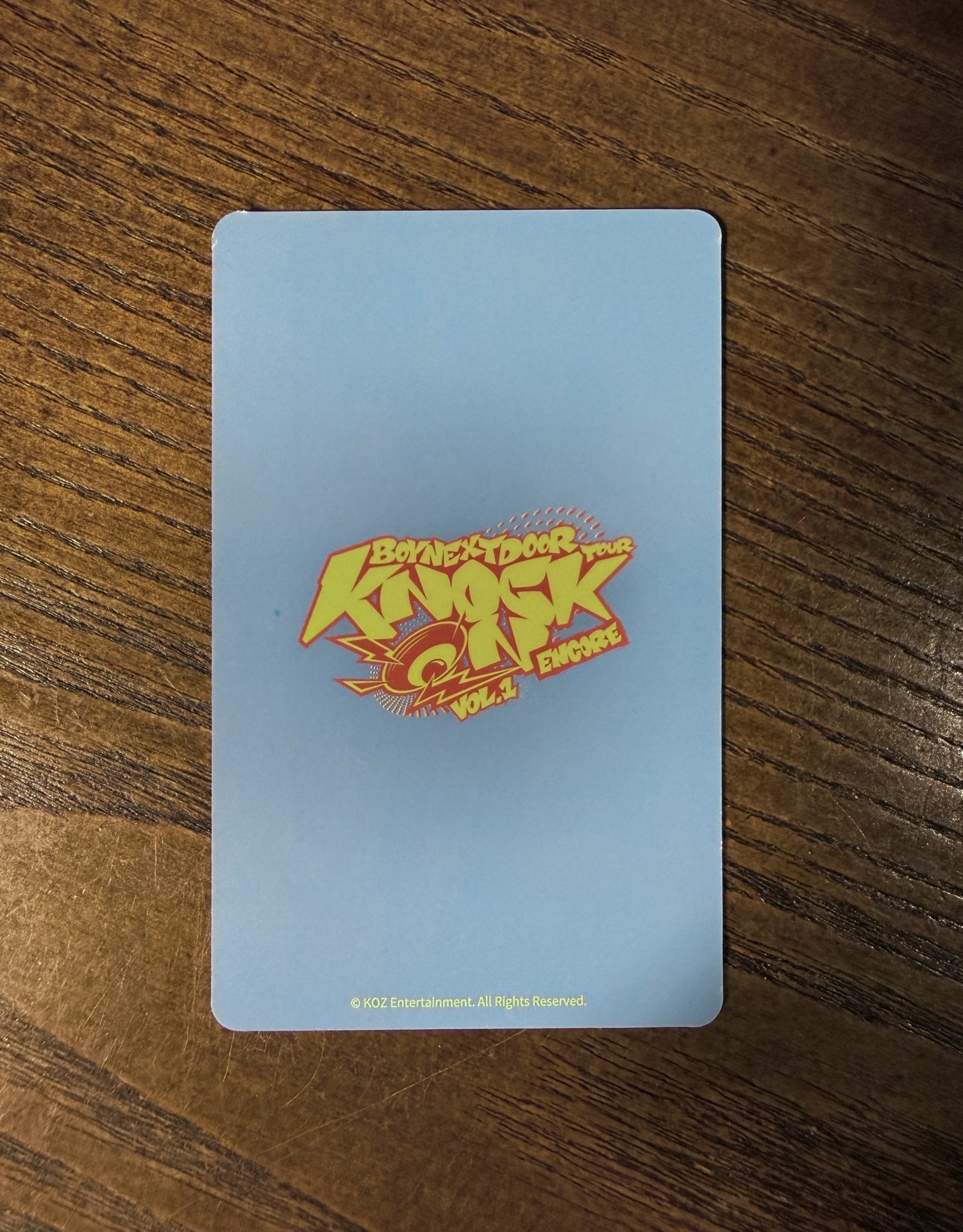 ✴️ Knock On 巡迴 安可場 日安 zone卡 玩世不恭明宰鉉