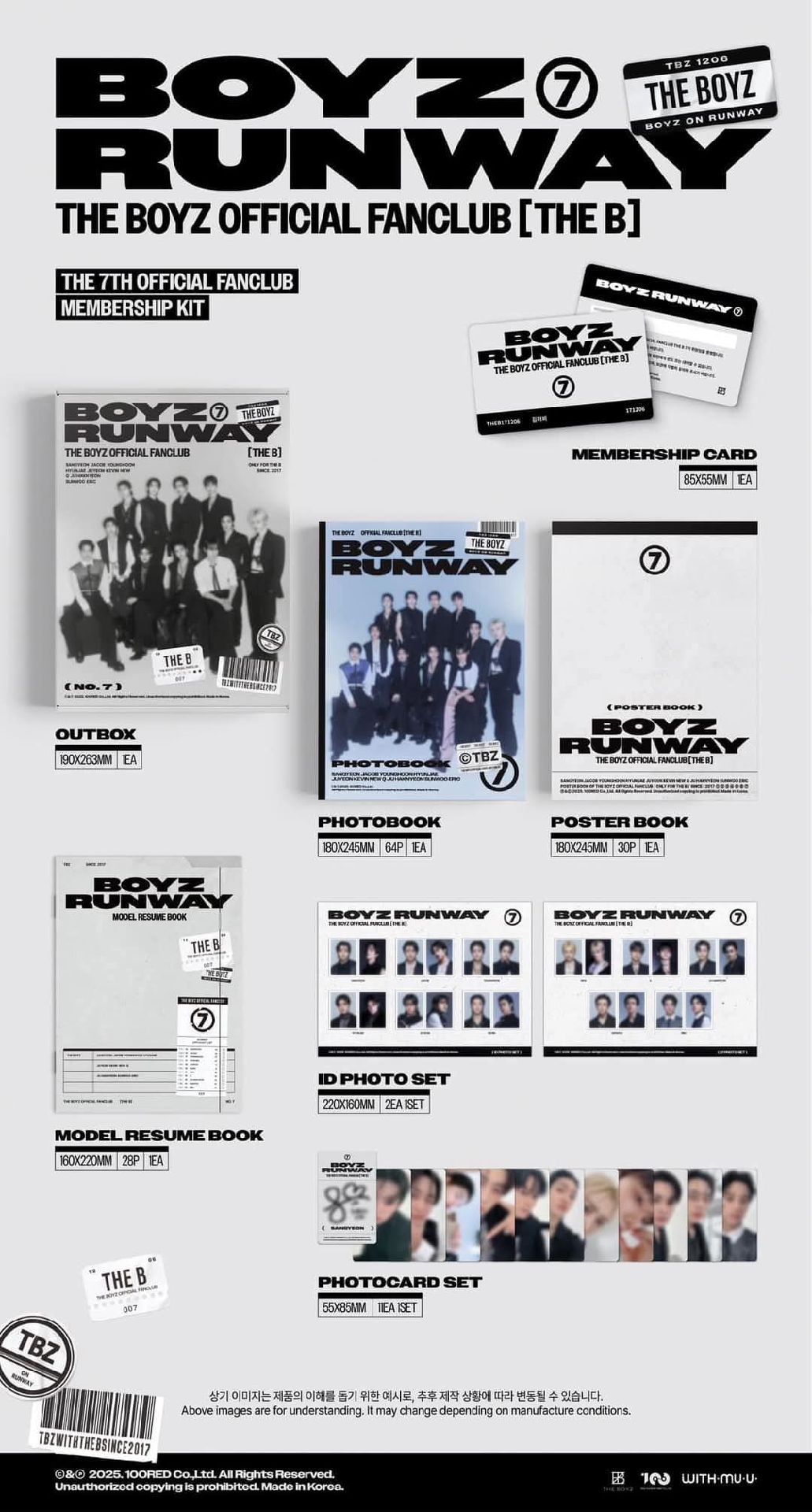 THE BOYZ OFFICIAL FANCLUB [THEB] 7 BOYZ RUNWAY