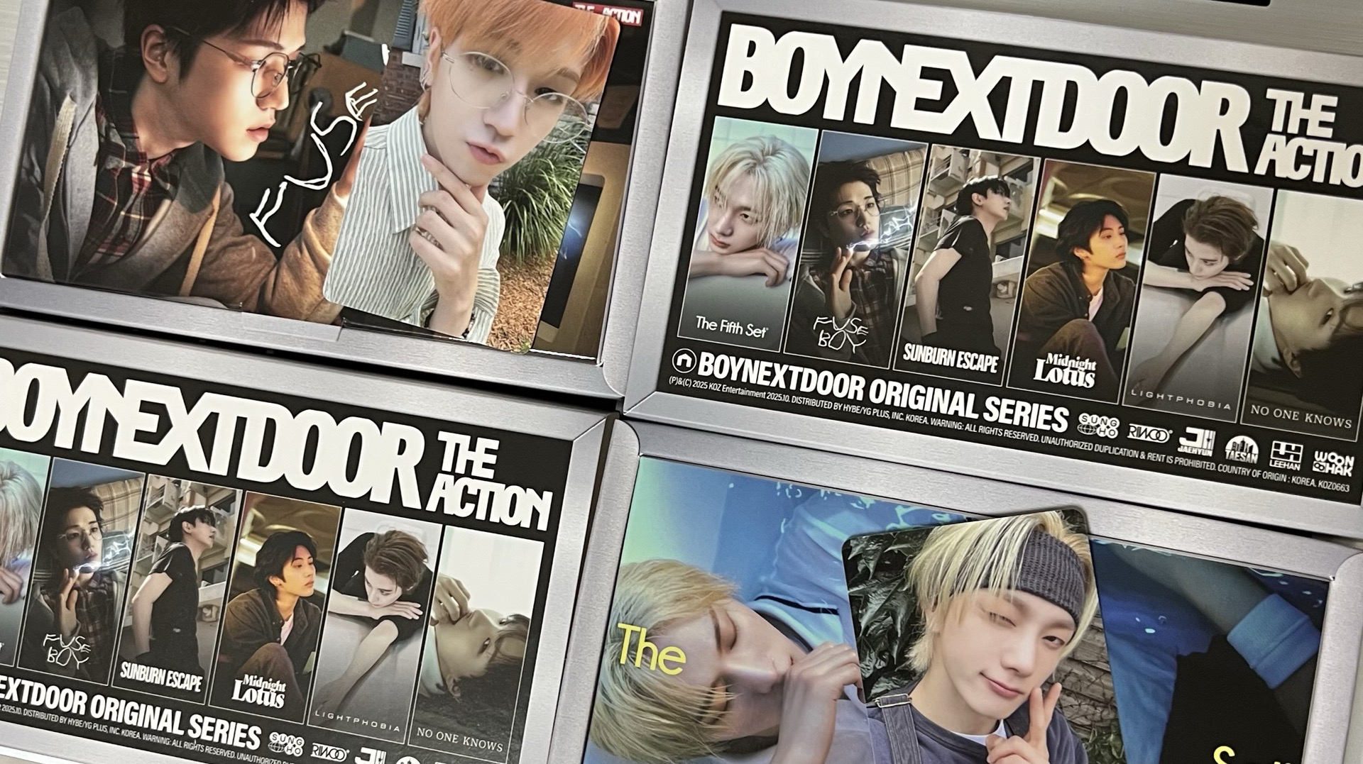 The Action單封 皆含小卡