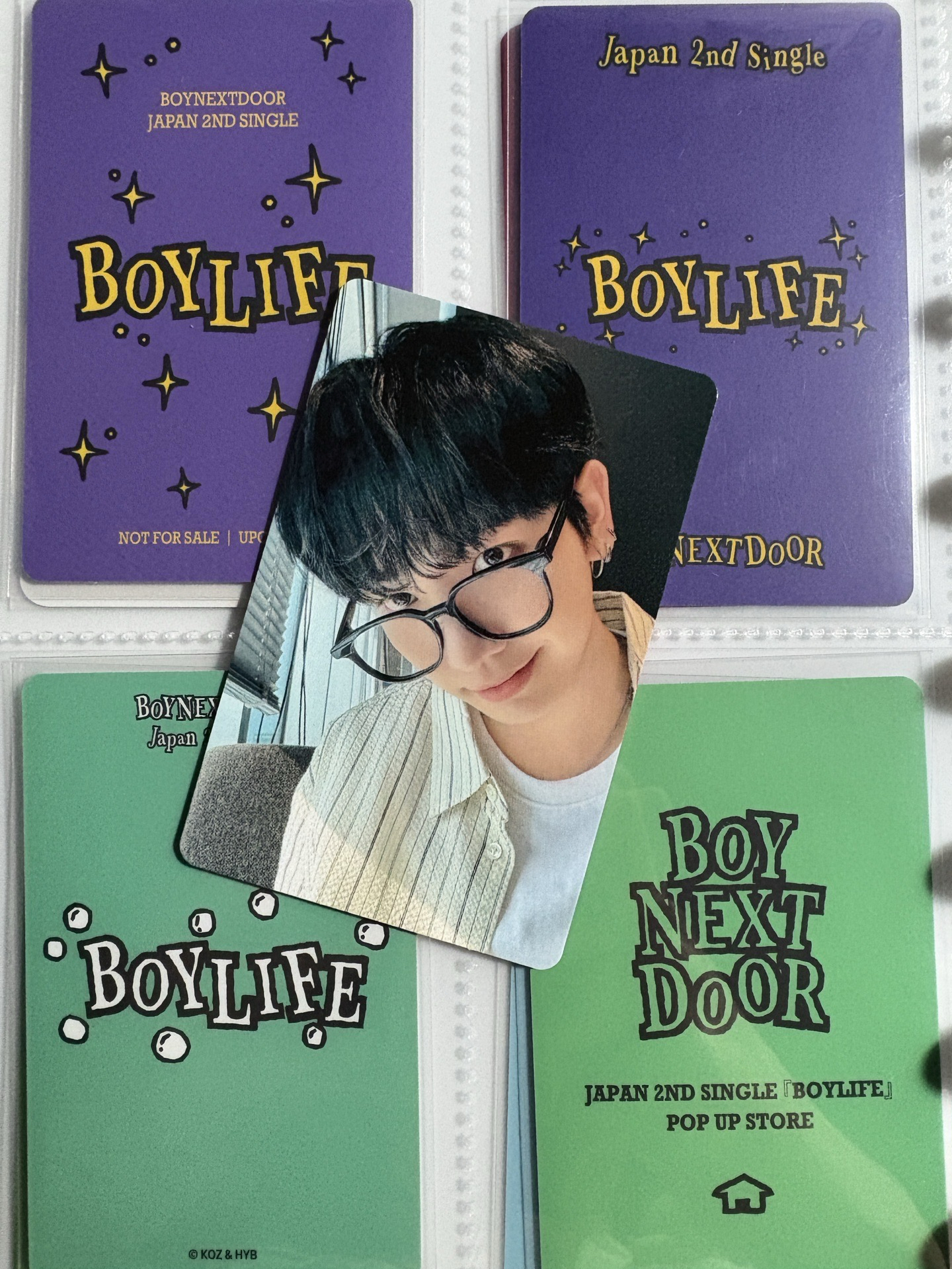 The Action 日咖 PB 單封特典卡