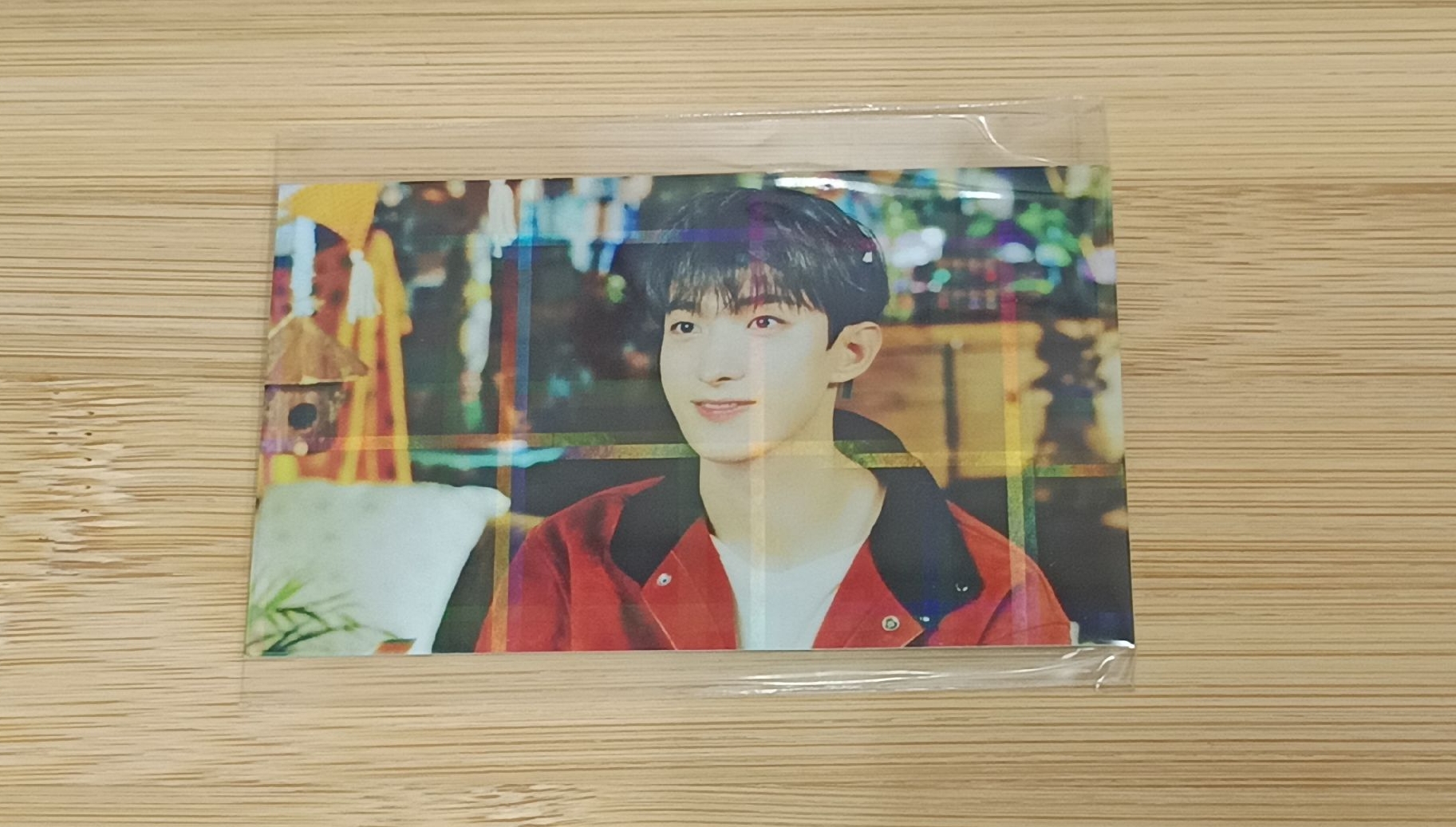 seventeen DK 李碩珉 塔店抽選卡 十字格紋閃卡