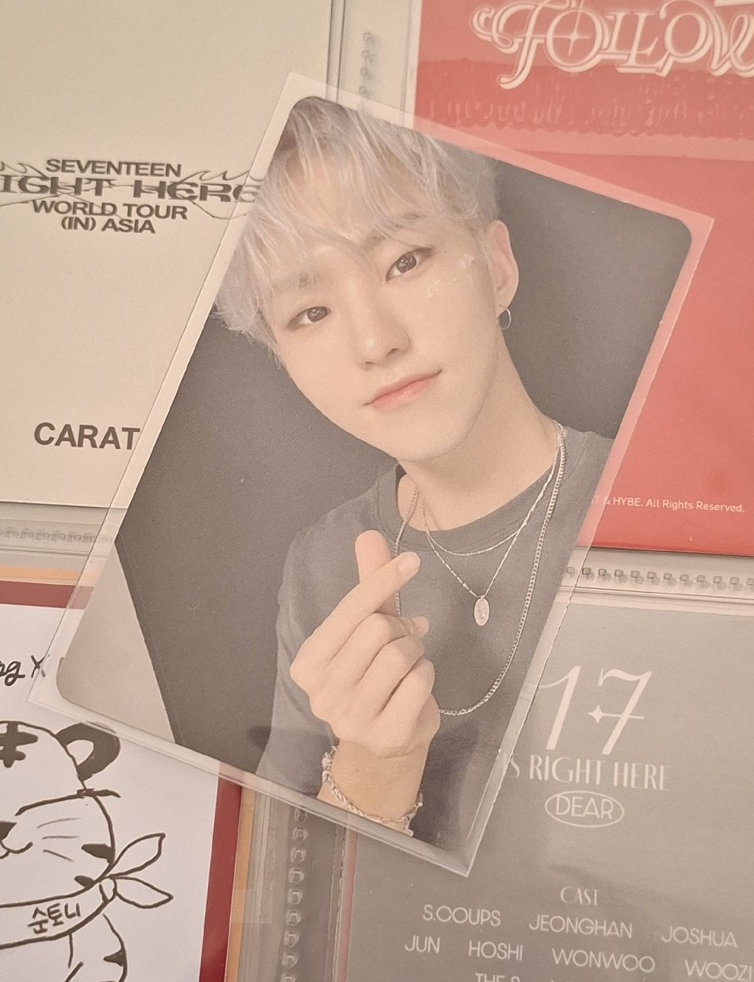 落花榮 比心榮 小卡