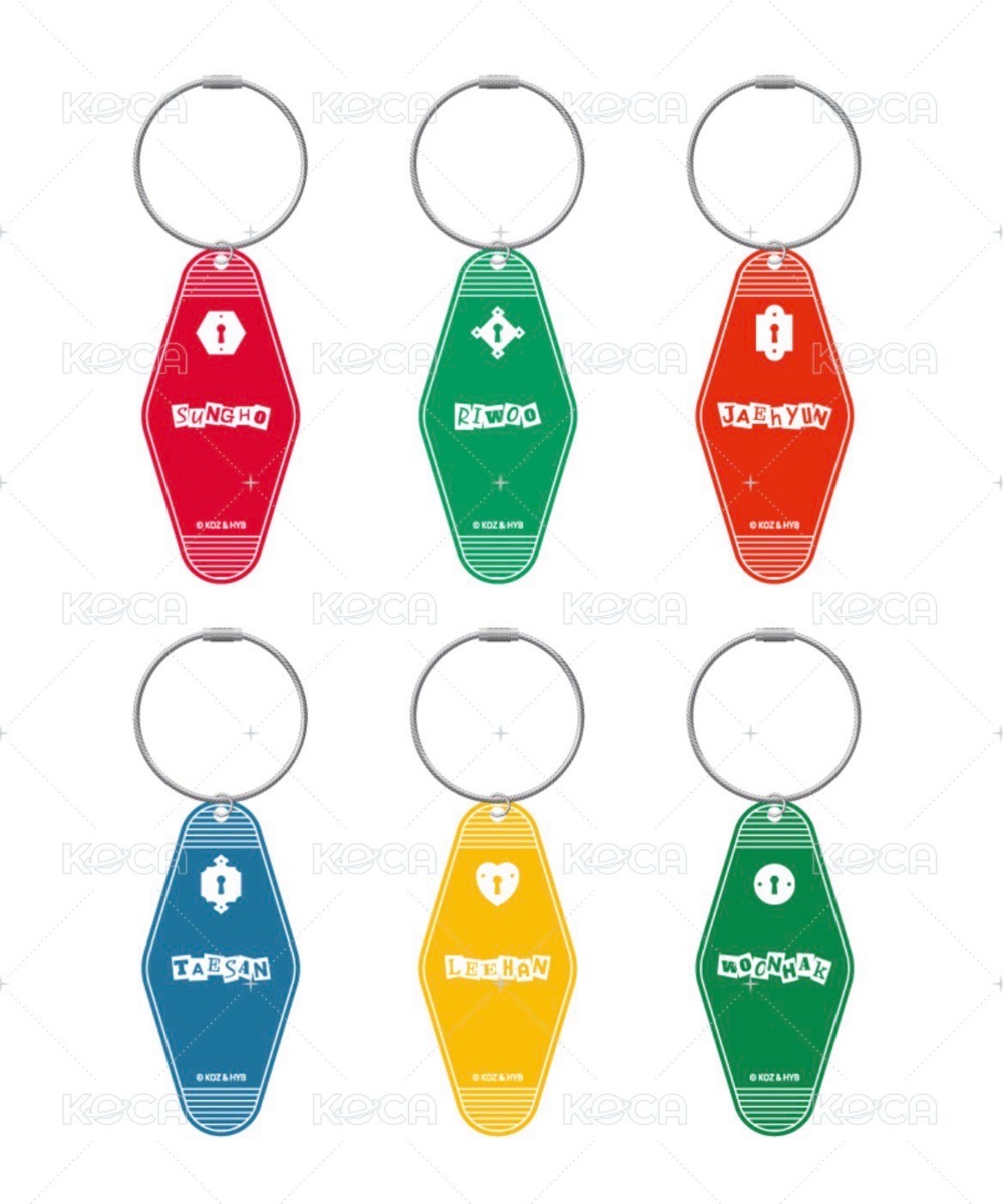 日本咖啡快閃 鑰匙圈吊飾 門牌造型