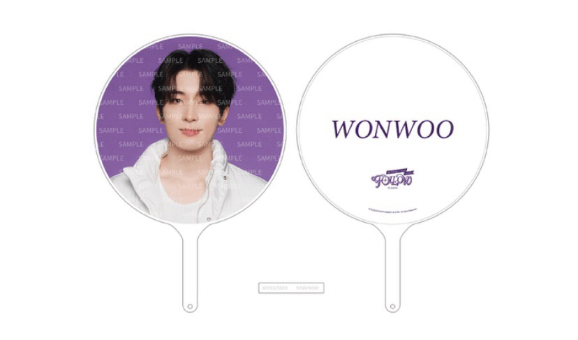 圓現貨紫大扇（有小損，含綁）