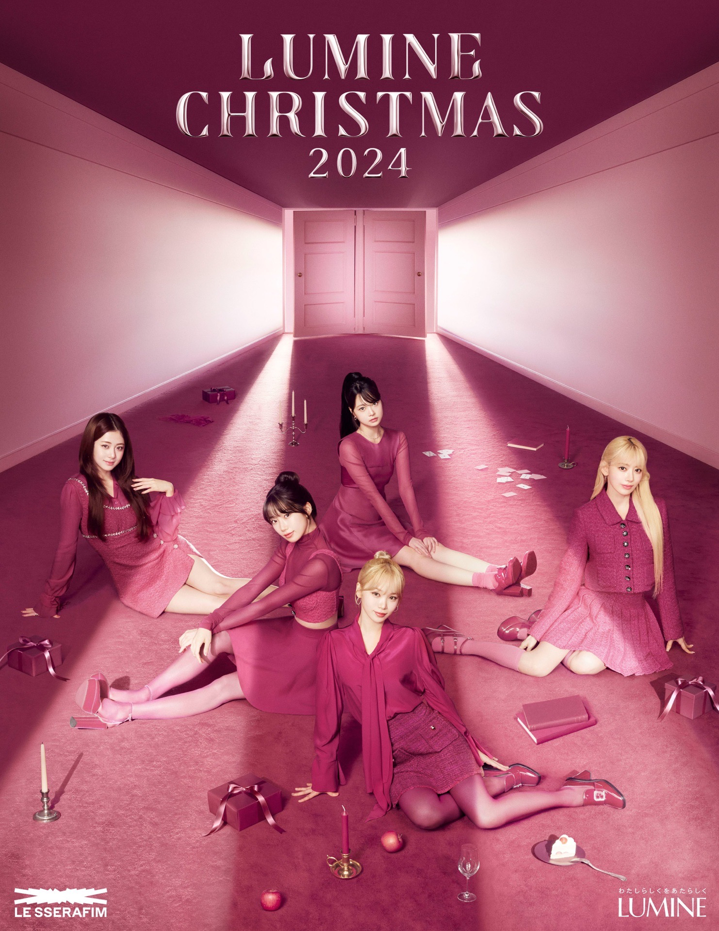 LE SSERAFIM x Lumine Christmas 2024 