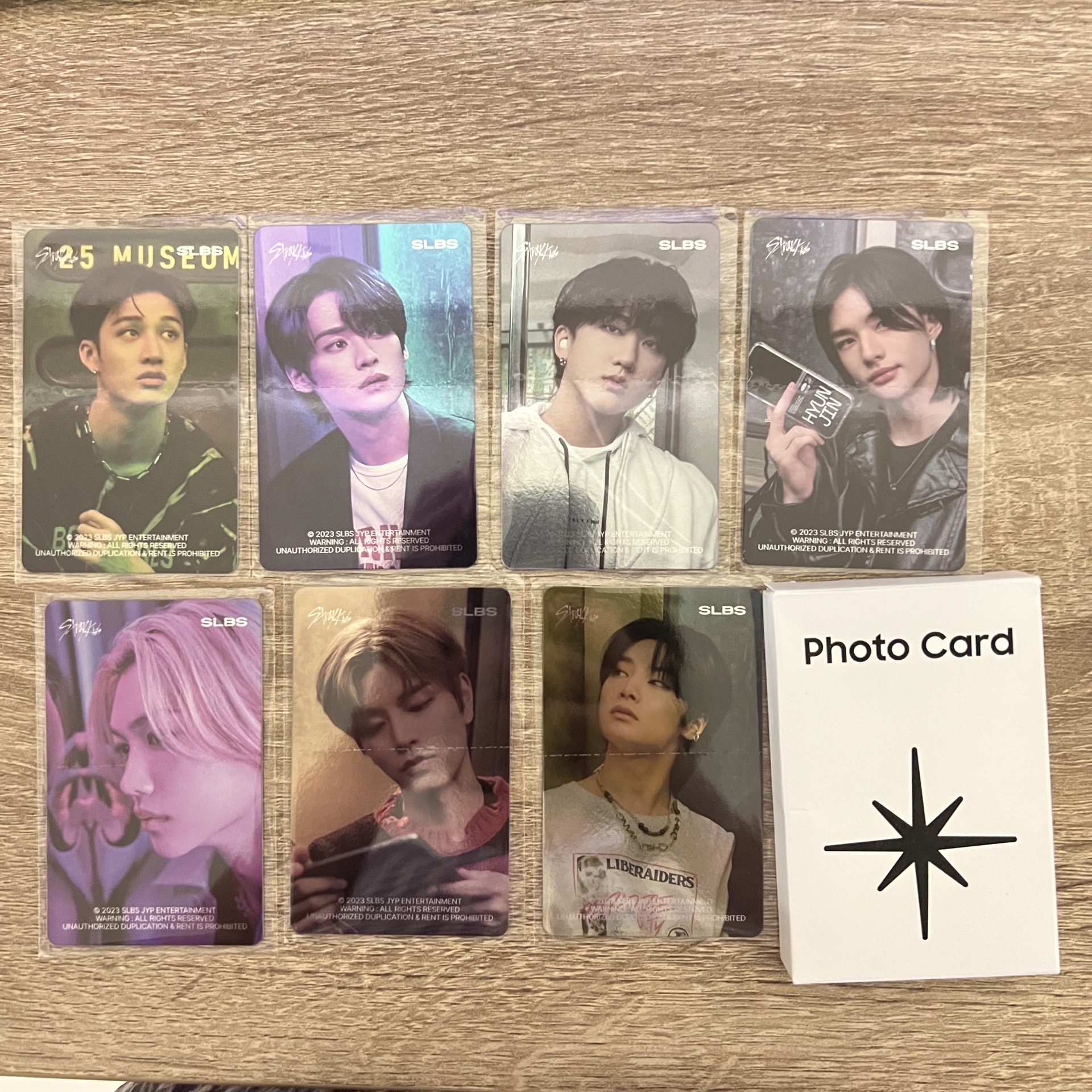 Stray kids 代言 SLBS 小卡 閃卡