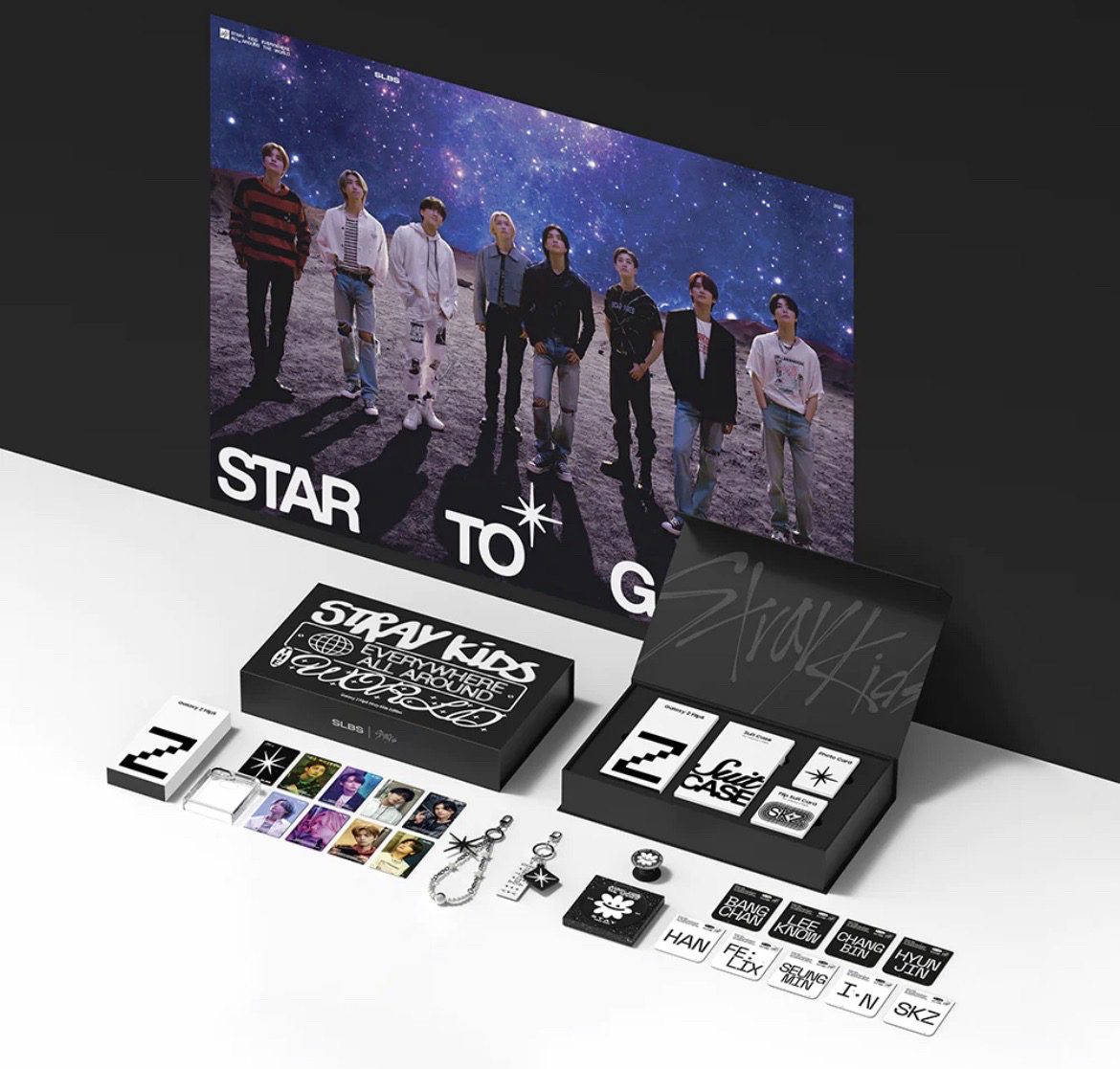 Stray kids 代言 SLBS 小卡 閃卡
