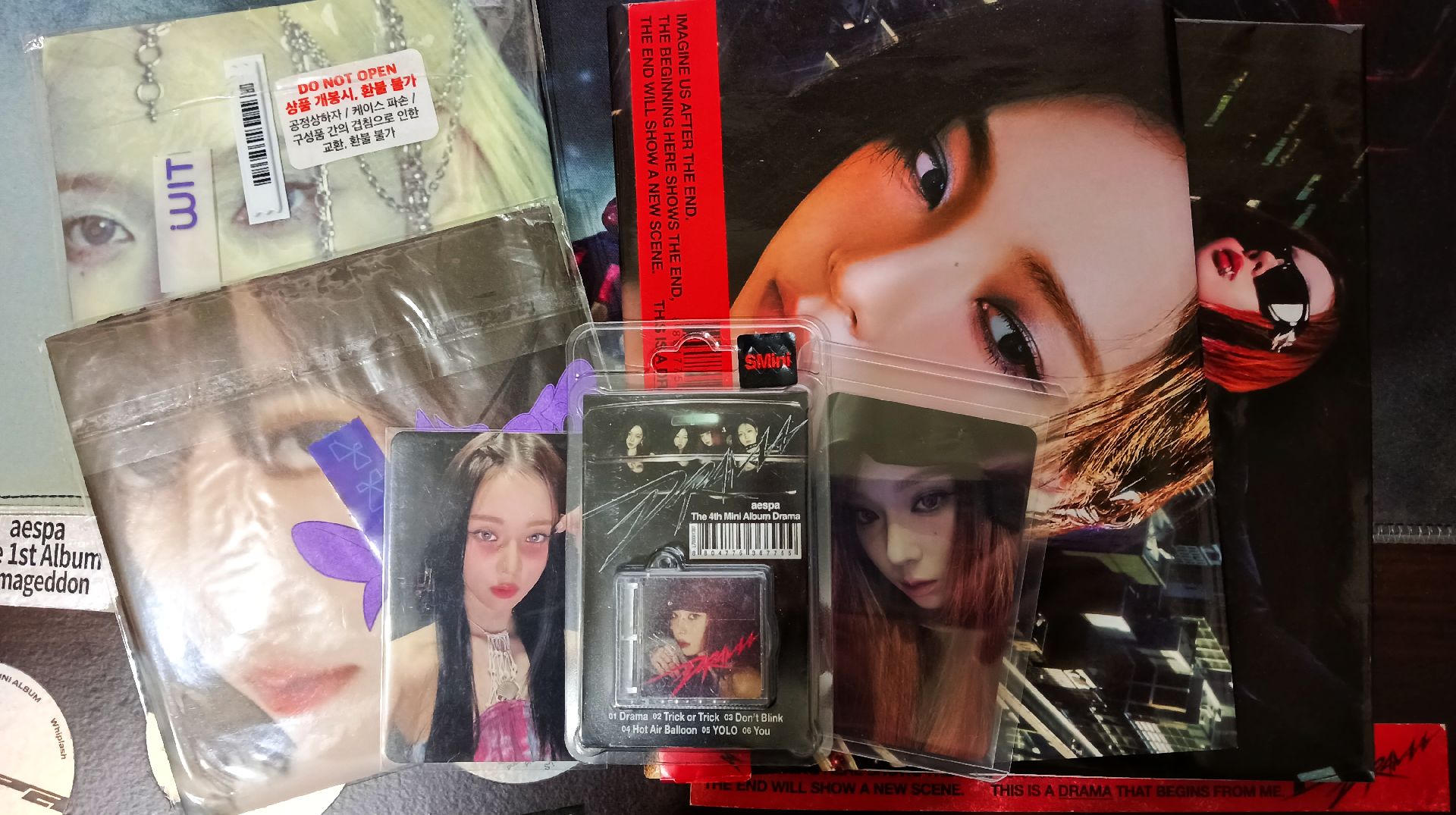 絕版Drama電子專冬封冬卡全專 小盤