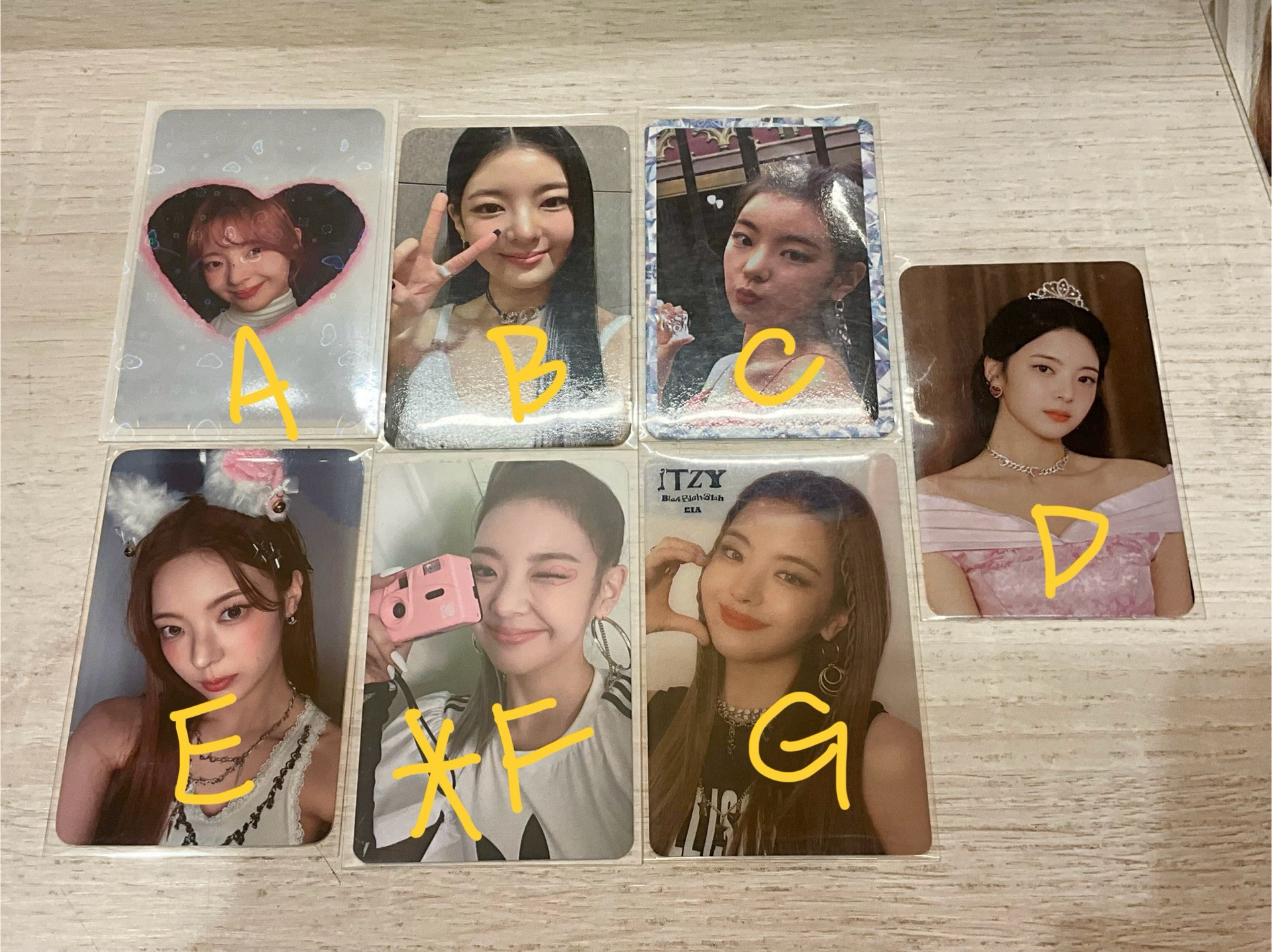 Lia專輯卡 特典卡