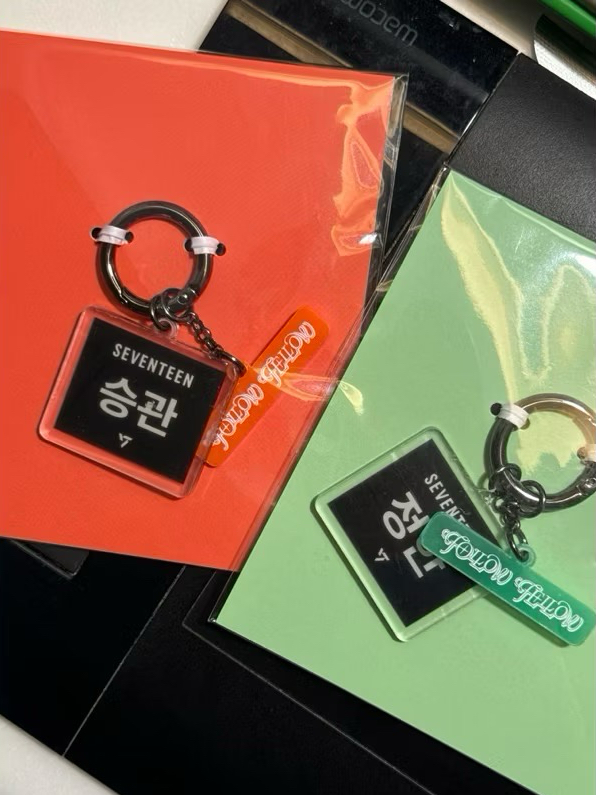 ⚡️SEVENTEEN Follow Fellow 展覽 鑰匙圈 尹淨漢 夫勝寛