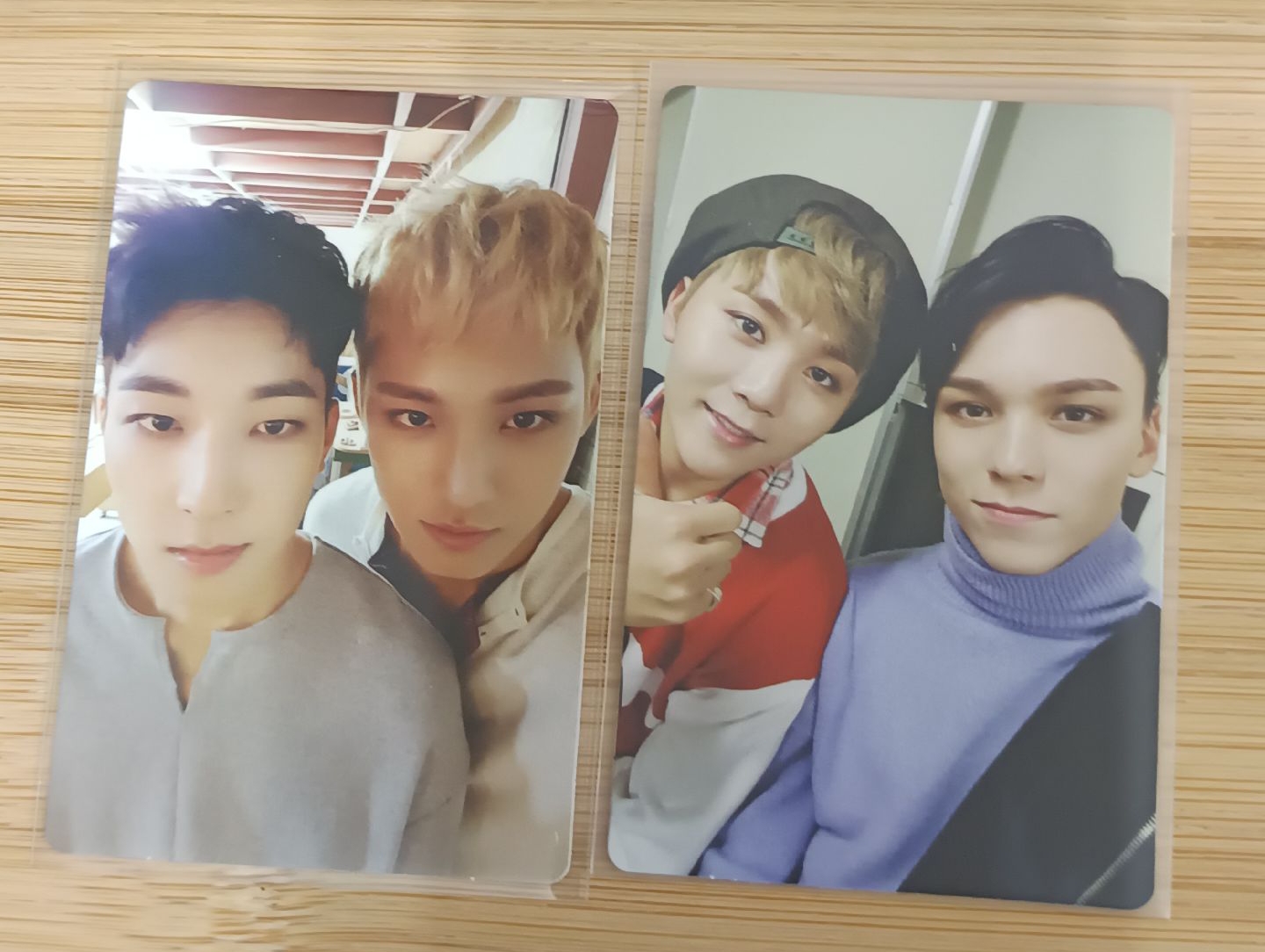 兩張一組 seventeen 珉佑雙人卡 寛率雙人卡