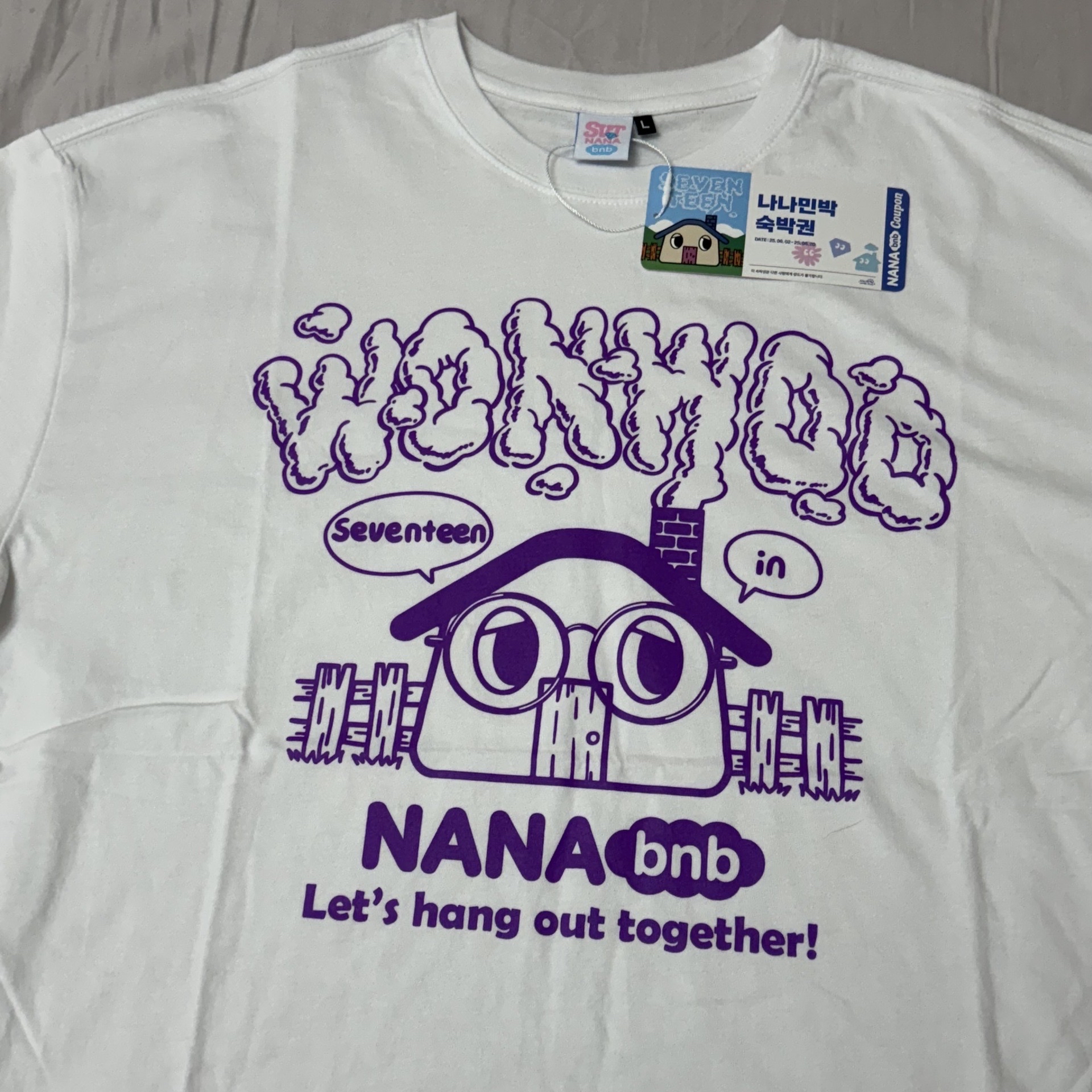 NANA bnb短袖L號 全新未下水 圓佑/珉奎