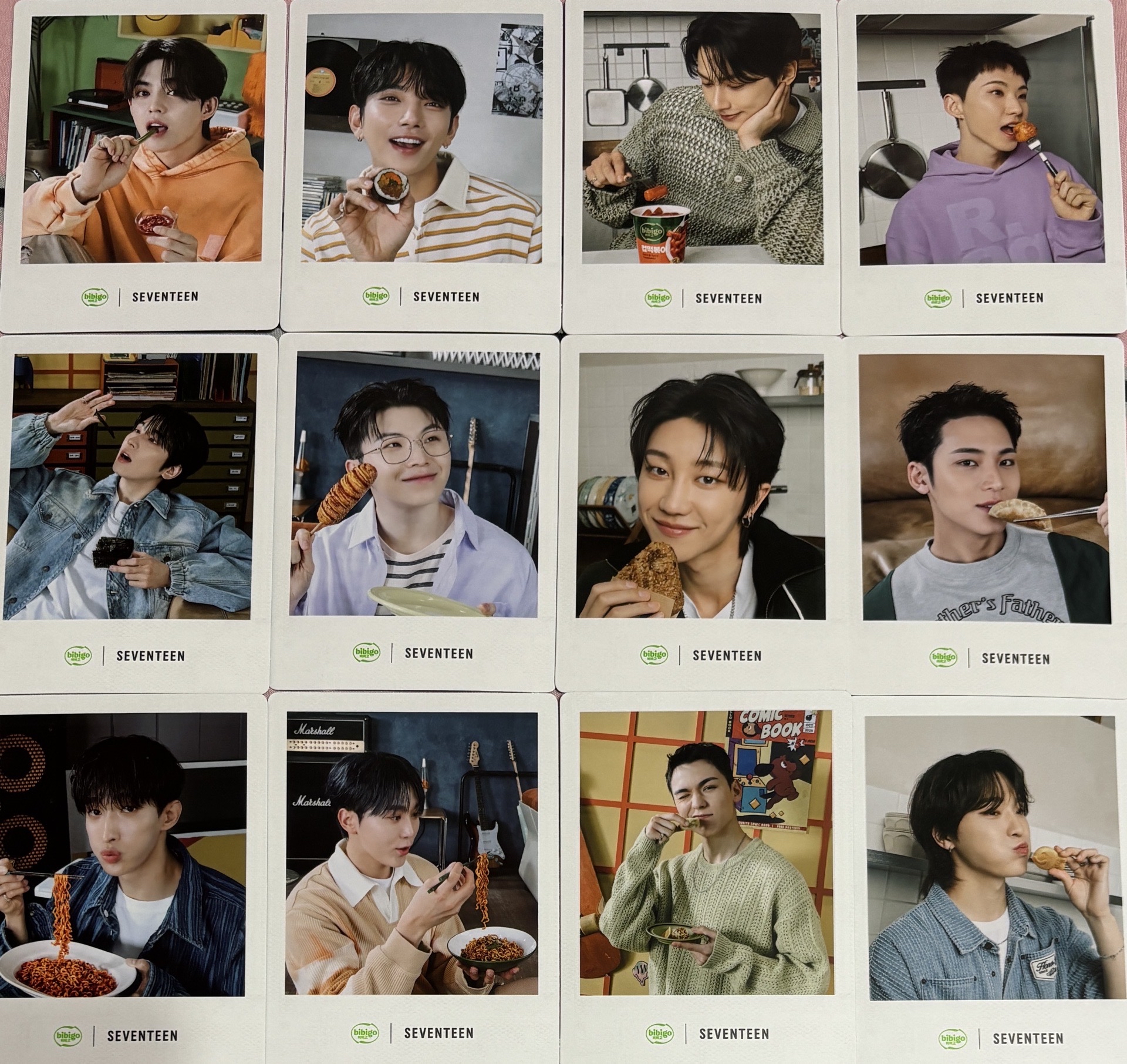 Seventeen Bibigo 大卡 需上帶下 ❤️帶💙