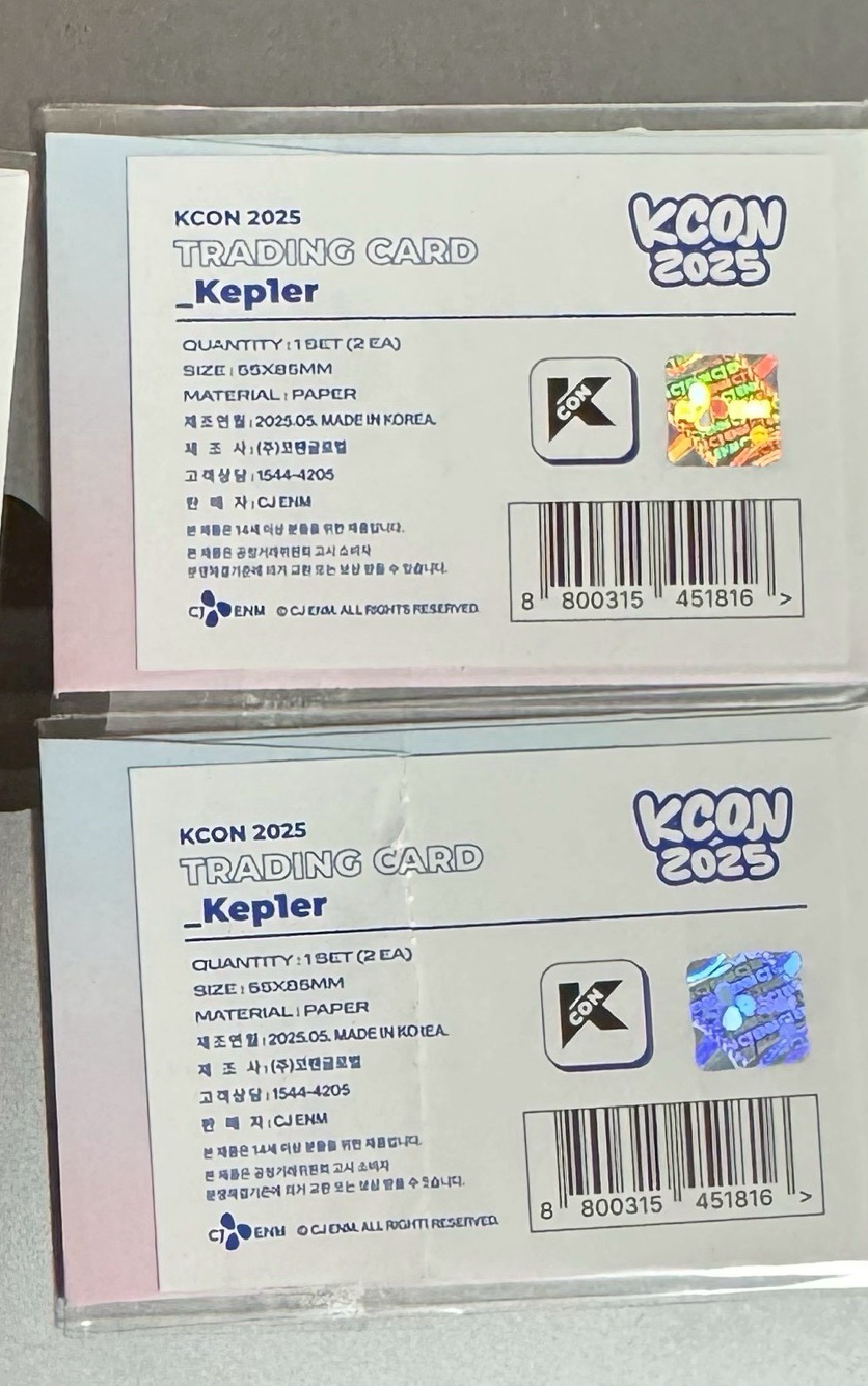 Kep1er 隨機卡包 未拆