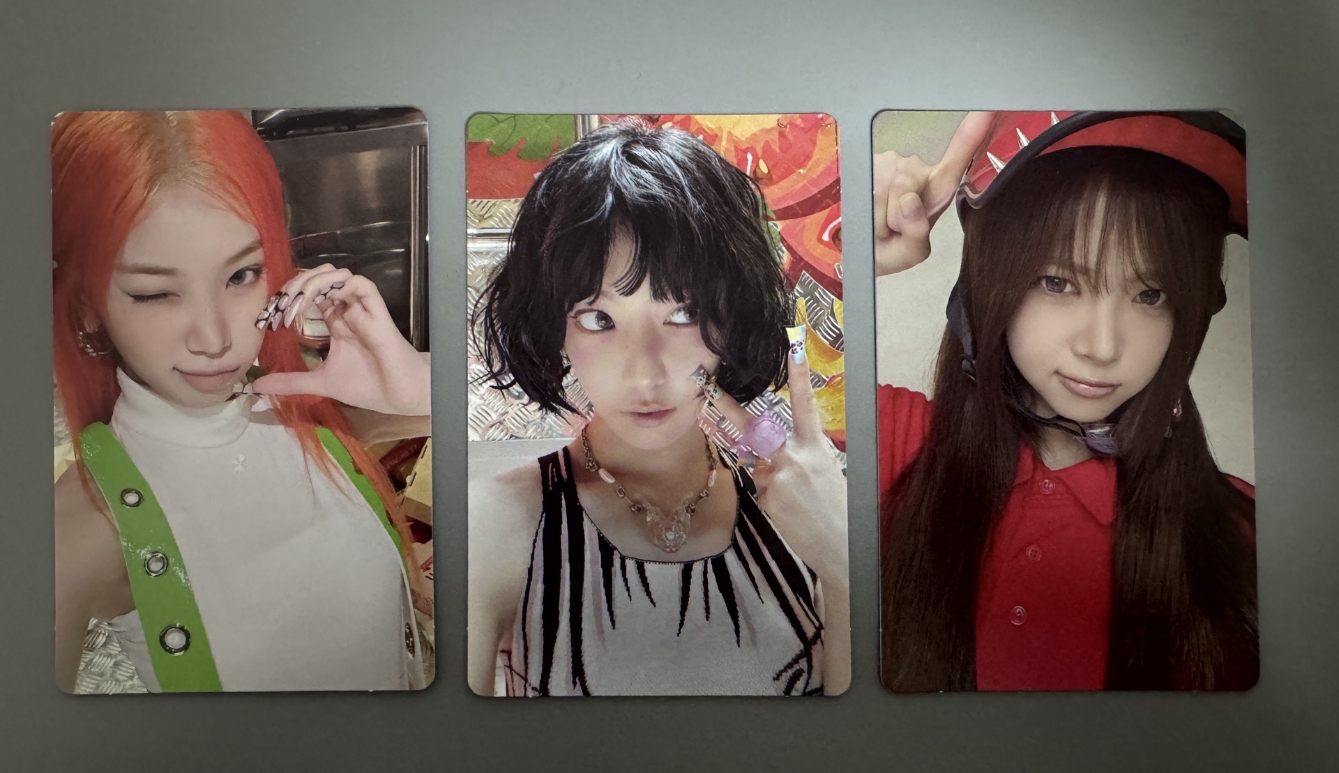 LE SSERAFIM Spaghetti 專卡 采 櫻 葉 採