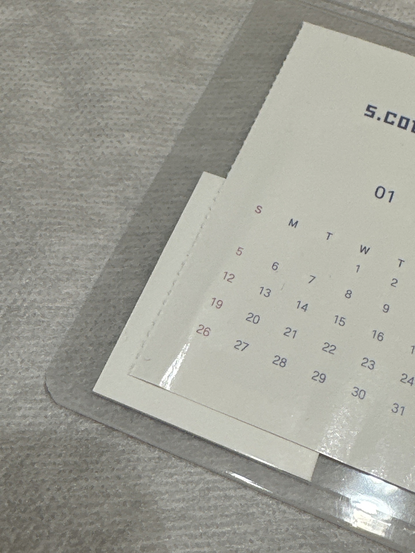 20’年曆 迷你日曆卡+證件照（組）-S.COUPS