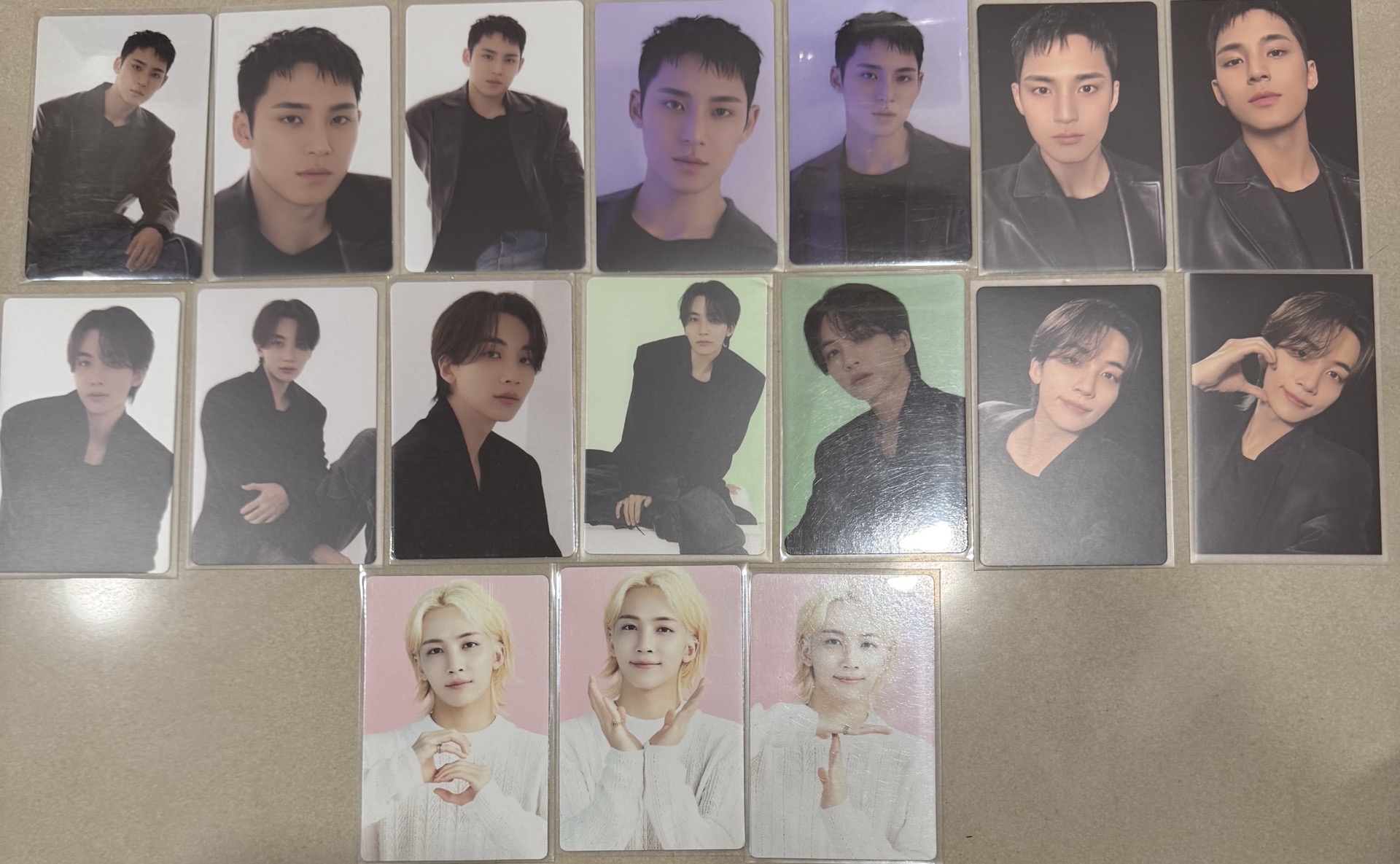 Seventeen Follow Again 淨漢 玟奎隨機卡+外套卡