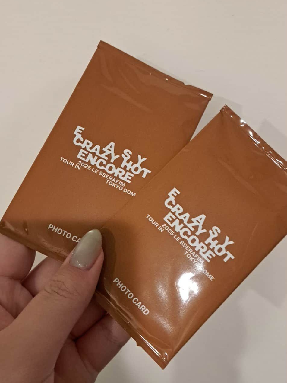 lesserafim easy crazy hot安可 東蛋 隨機卡包未拆