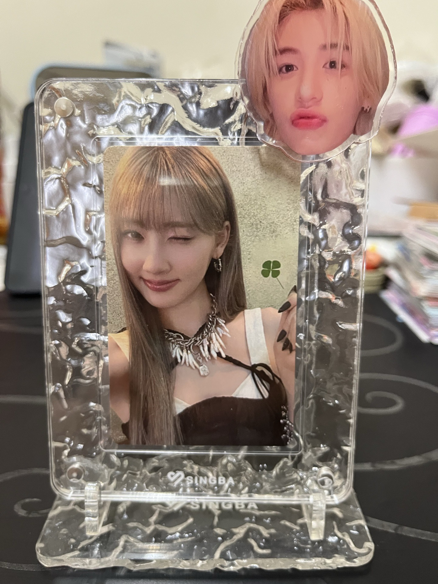 迷一中簽藍 幸運草藍