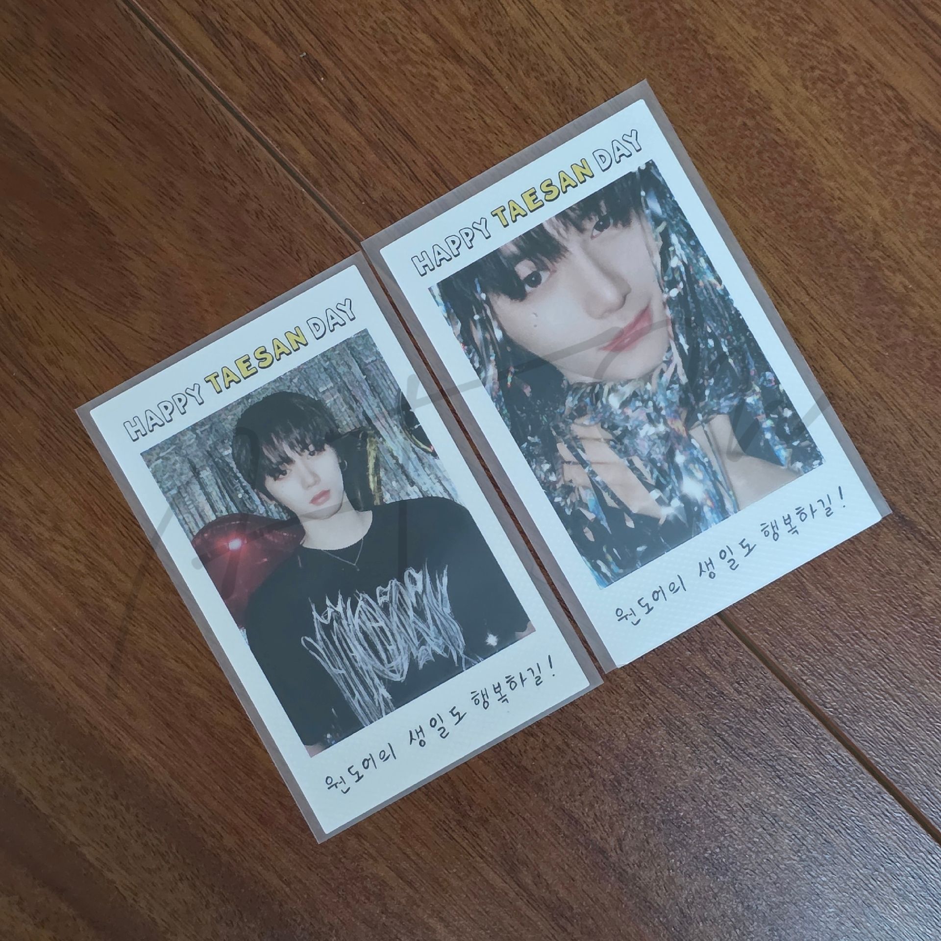 BND TAESAN 2024生日周邊卡 拍立得