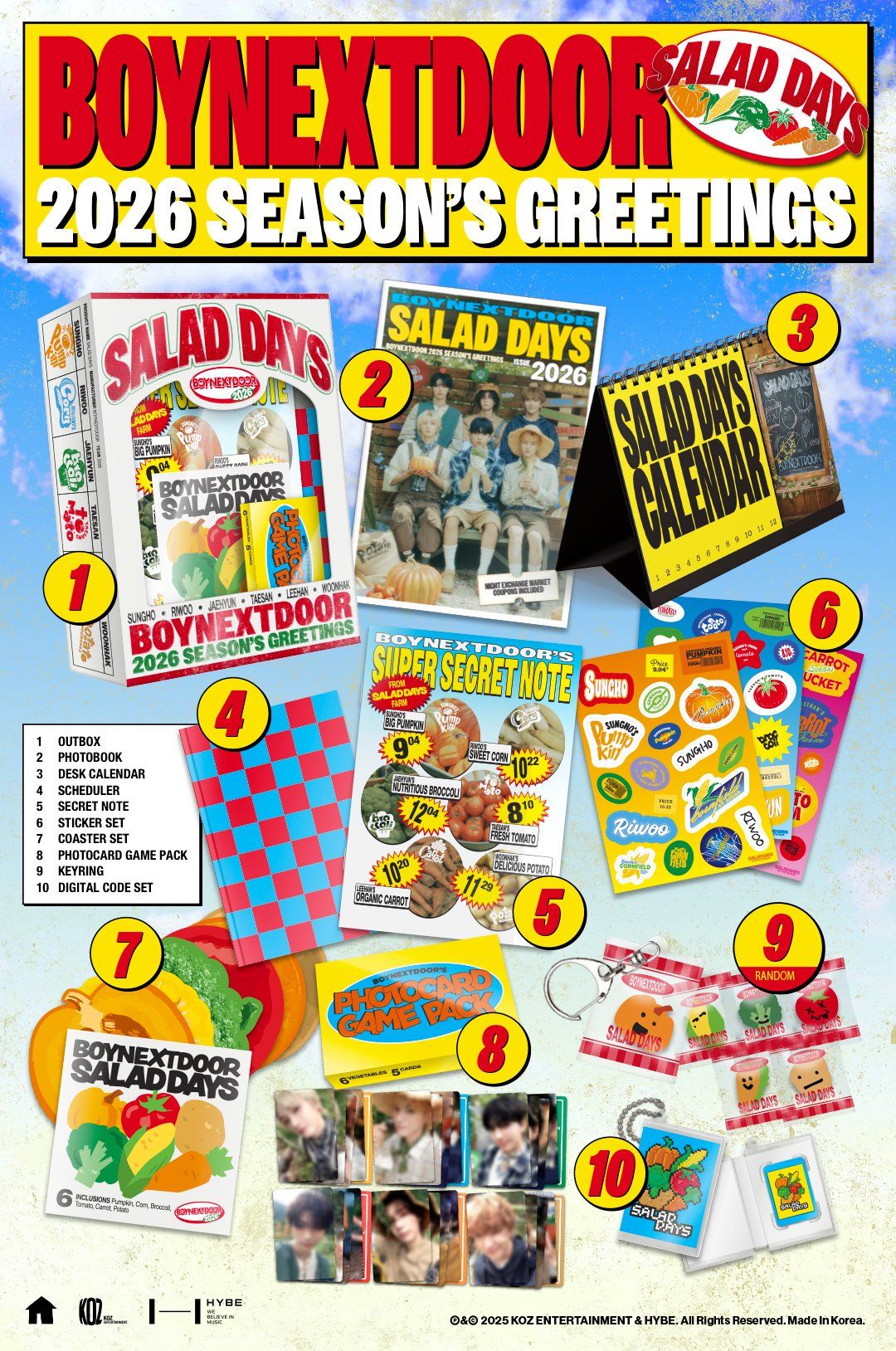 2026 SEASON'S GREETINGS 年曆