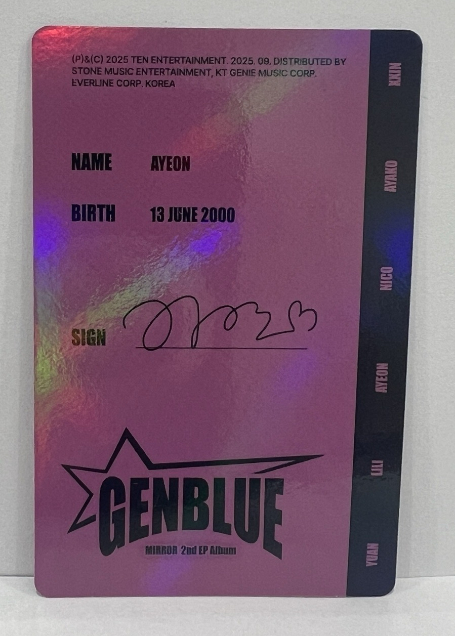 AYEON-ID閃卡