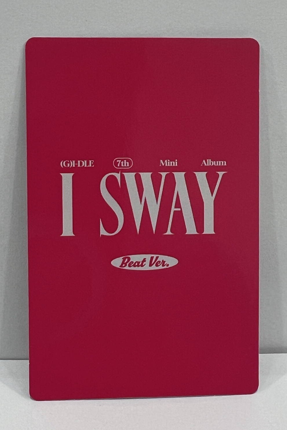 I SWAY 專輯卡 