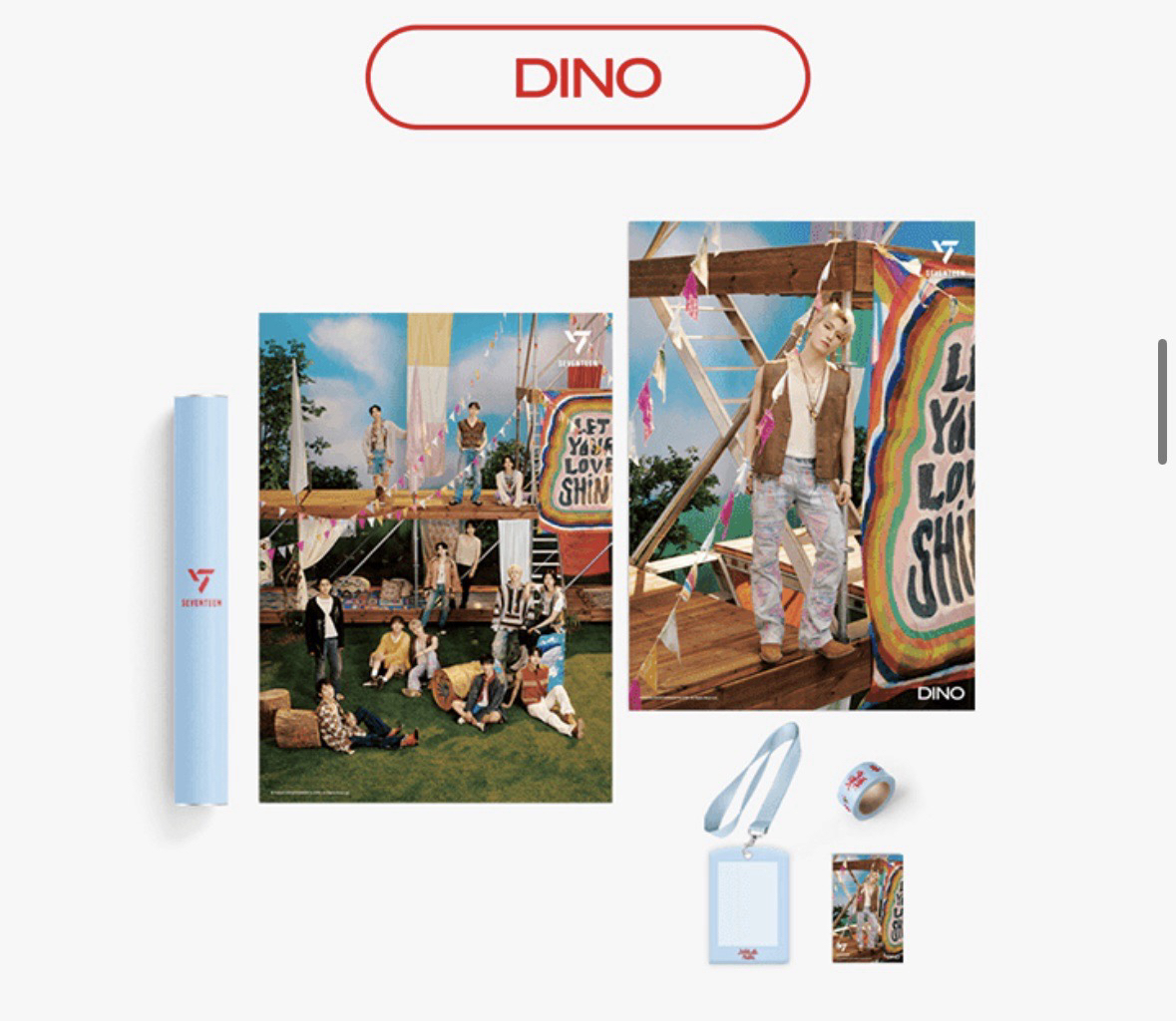 SEVENTEEN×全家 海報筒-S.coups/Dino