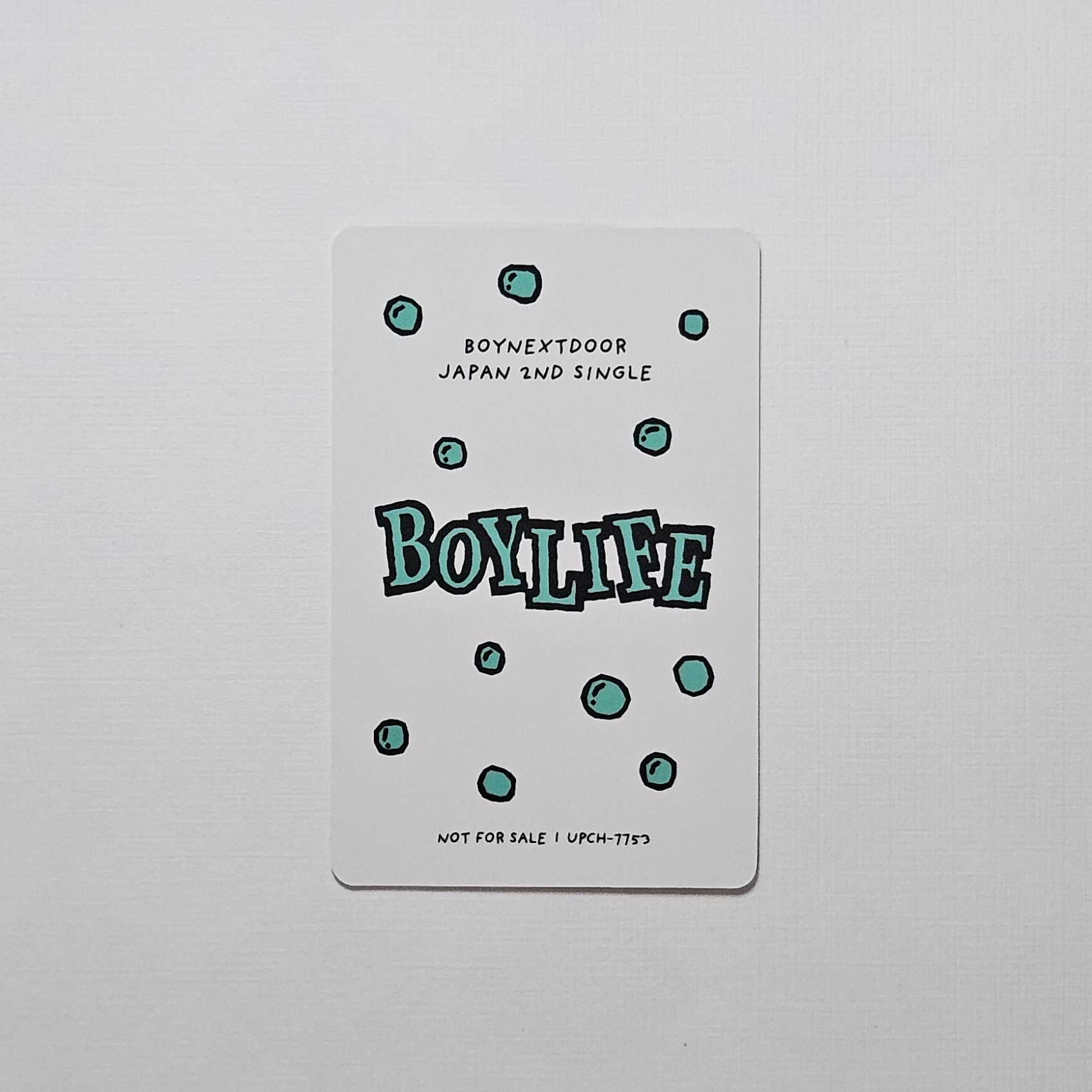 🐈BOYLIFE 初回B盤專卡