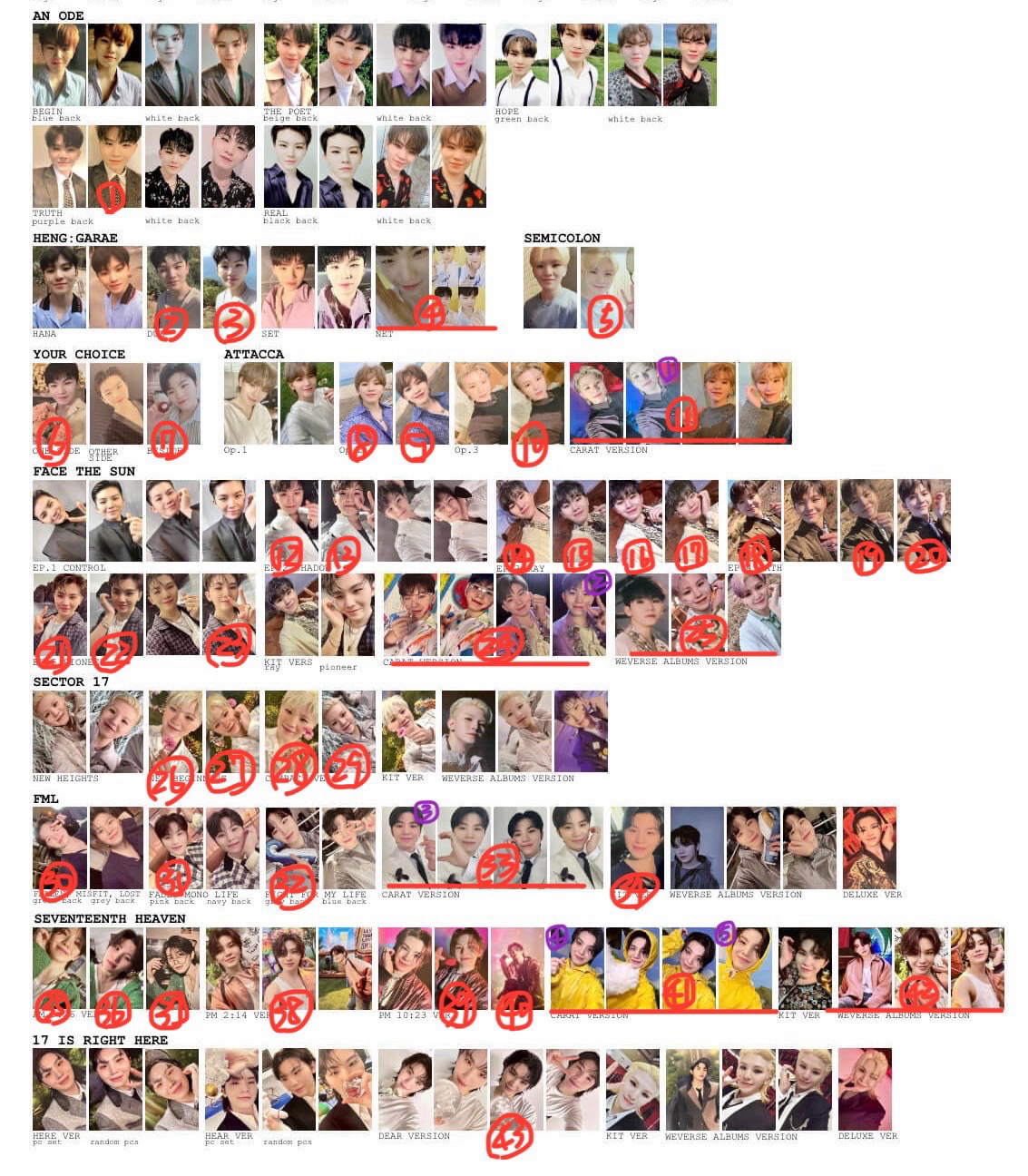 ①李知勳 Woozi 小卡