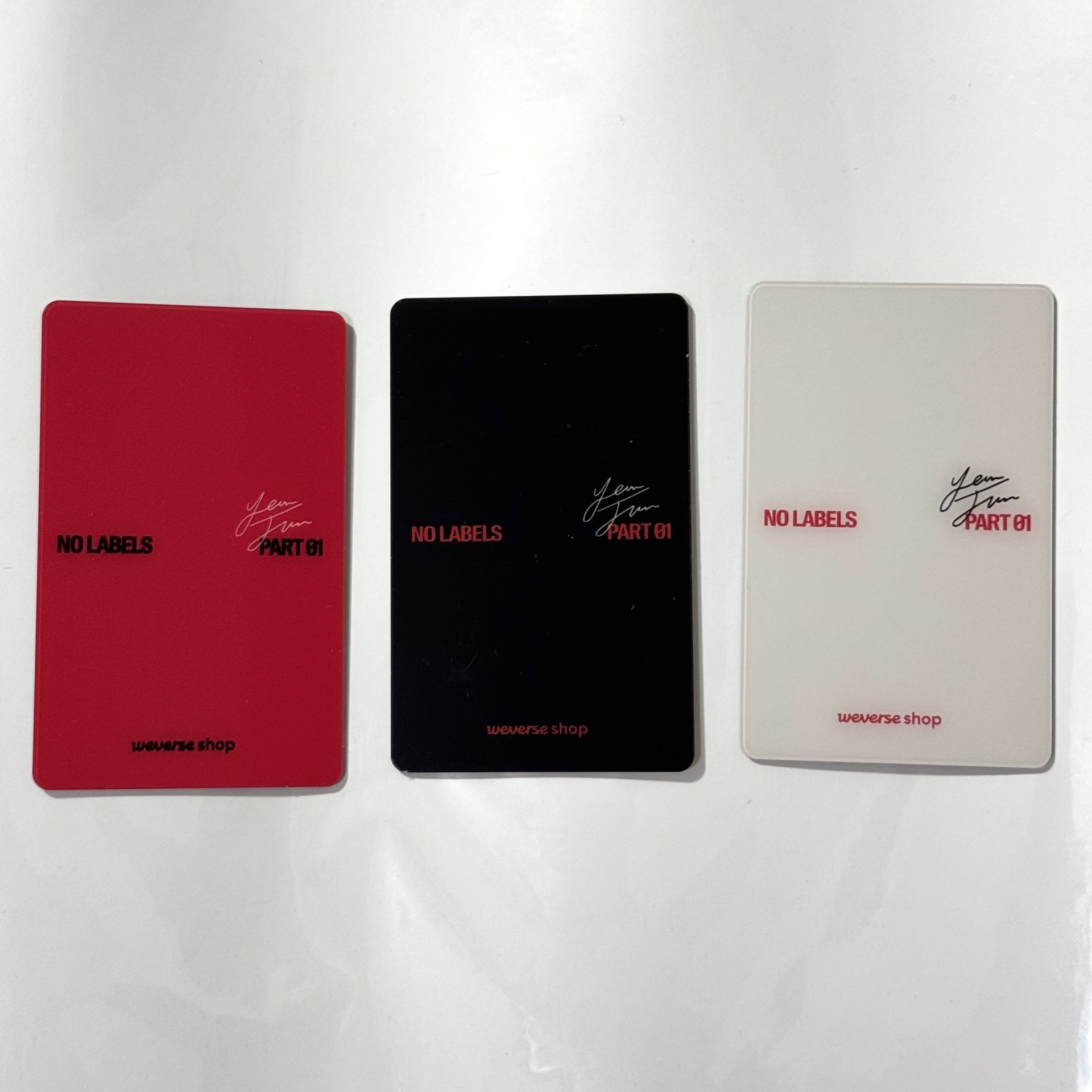 ⭐️崔然竣 NO LABELS 鏡子卡特典